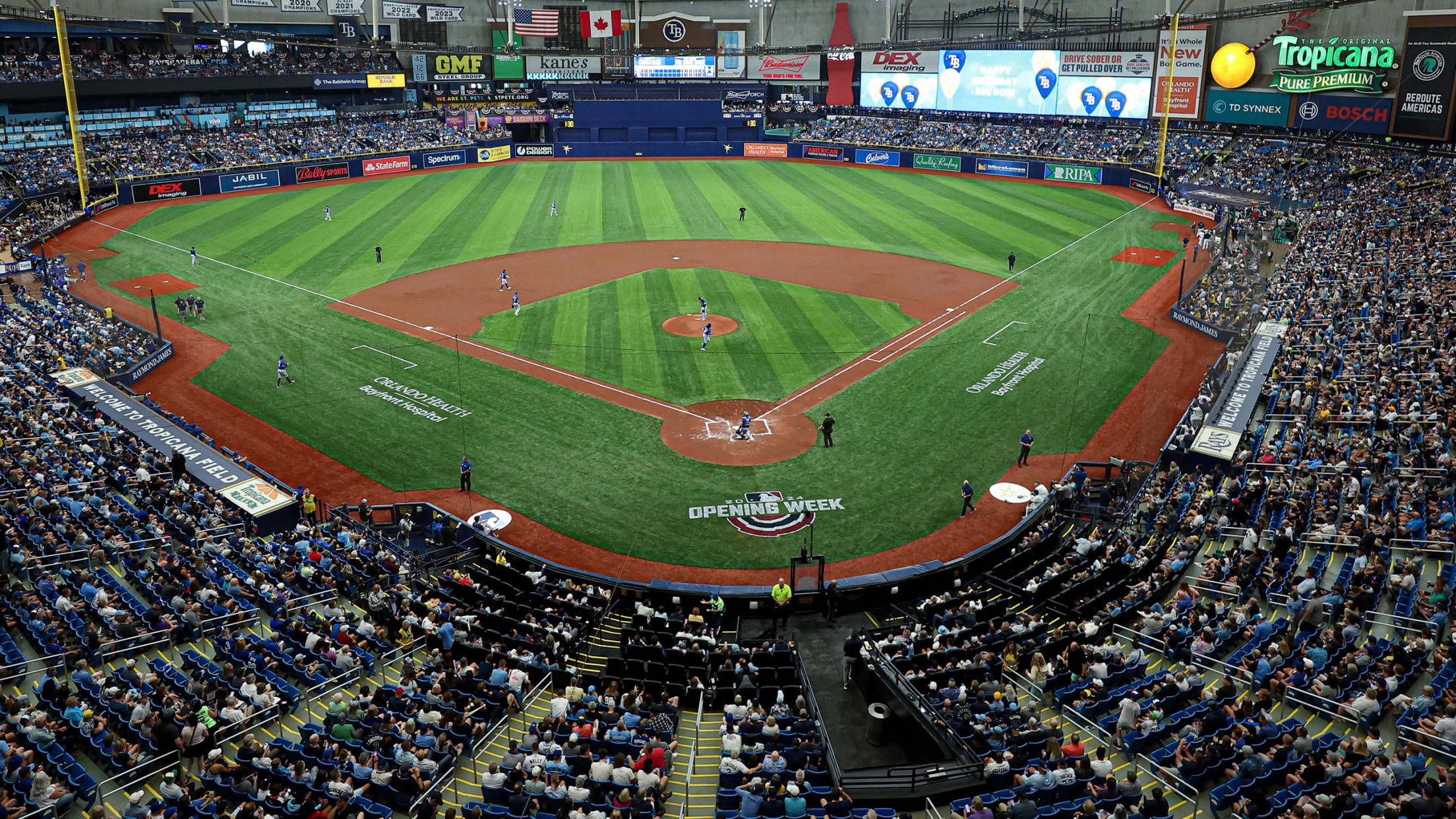 RAYS TROPICANA FIELD 2024 Opening Day