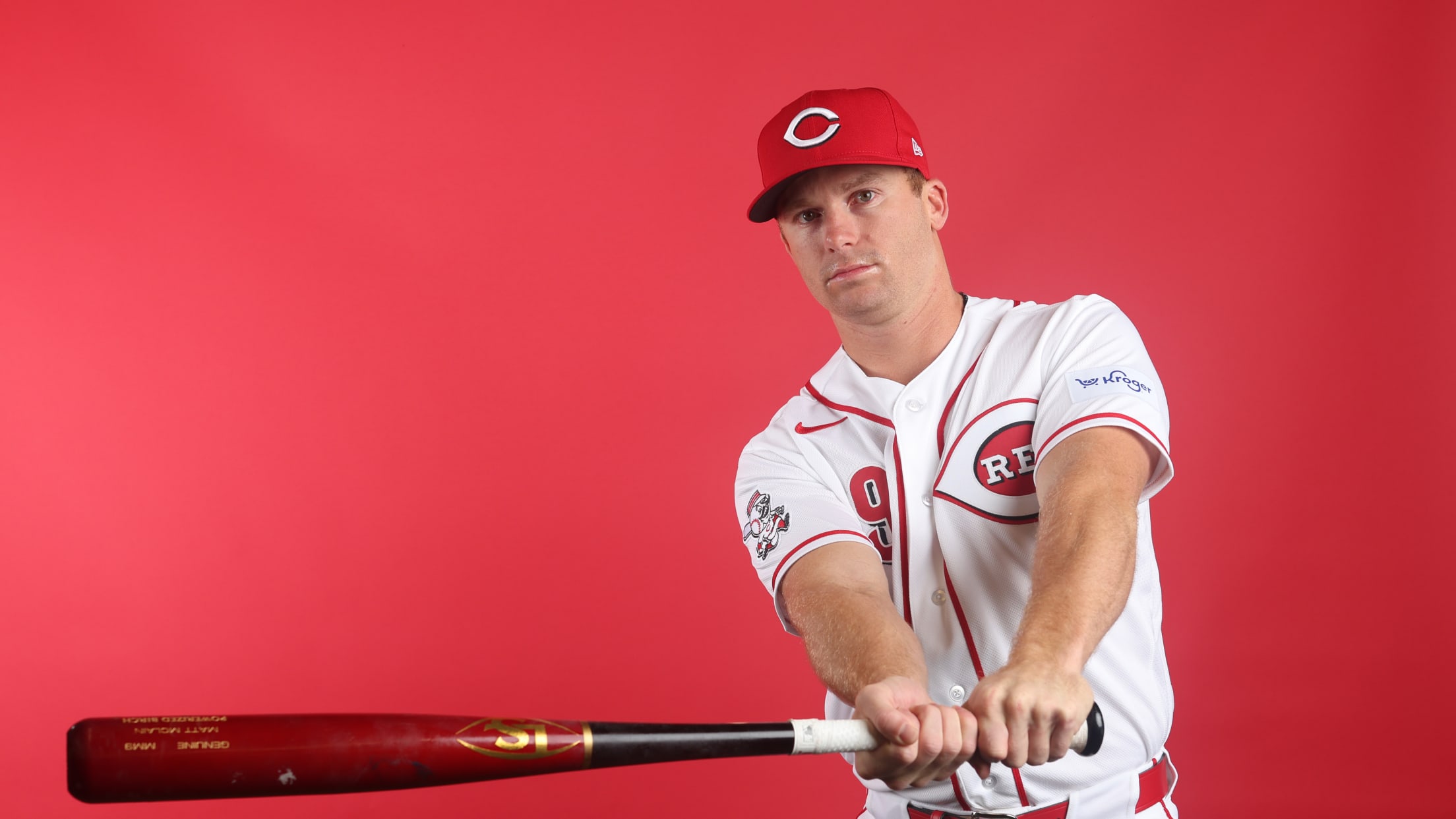 Matt McLain's first homer of the spring