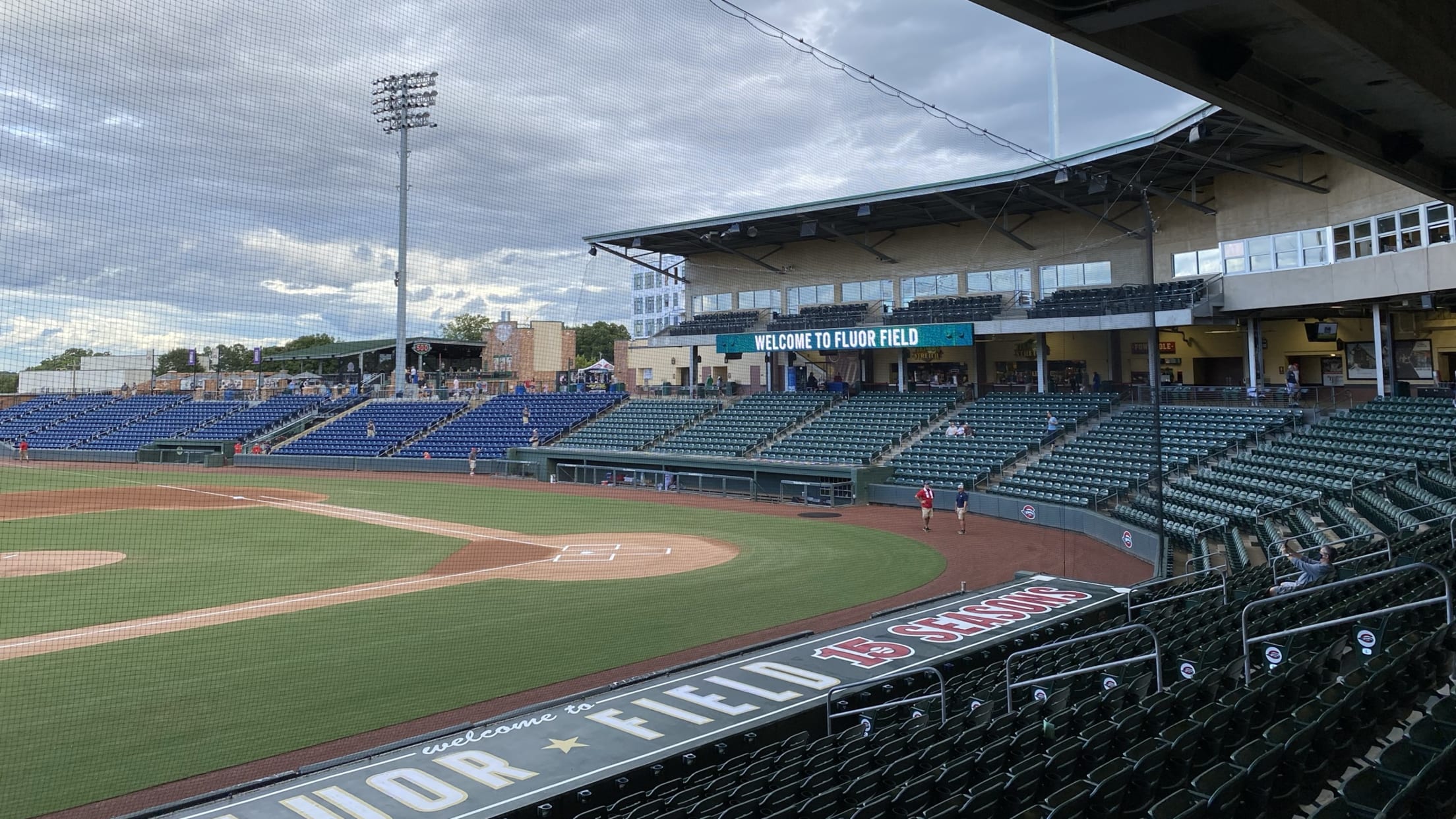 Major, minor league baseball players embracing Greenville's Fluor Field