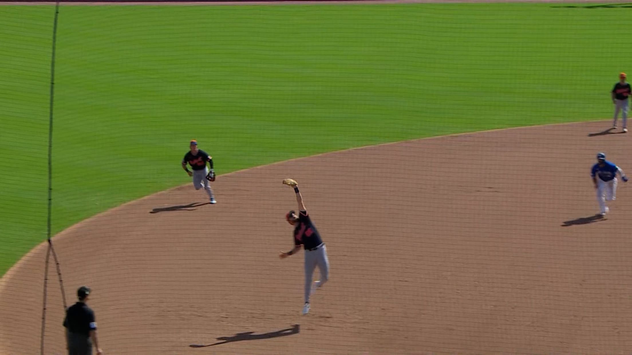 Gage Workman saves two runs with line drive catch