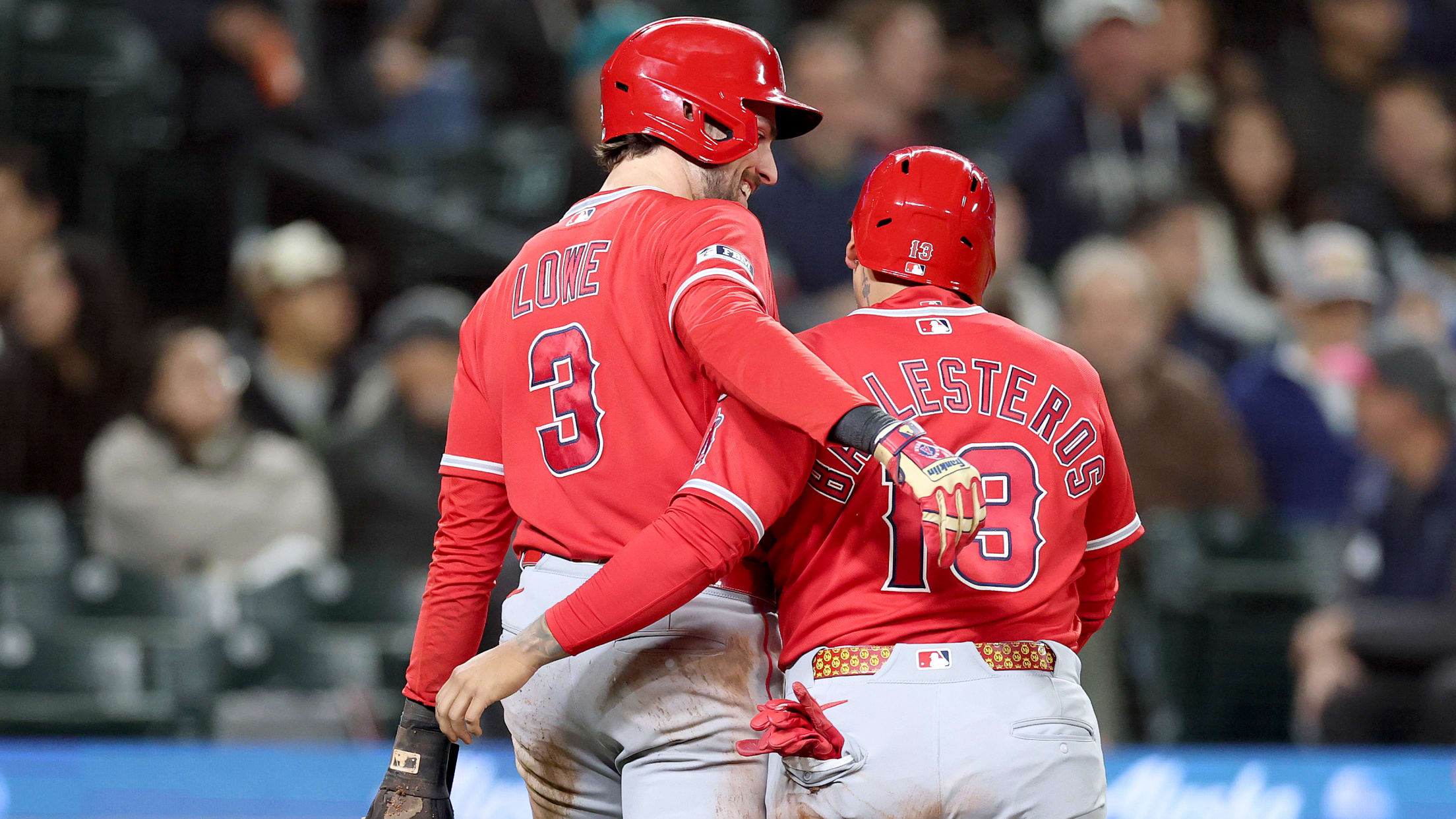 Christian Moore's two-run double