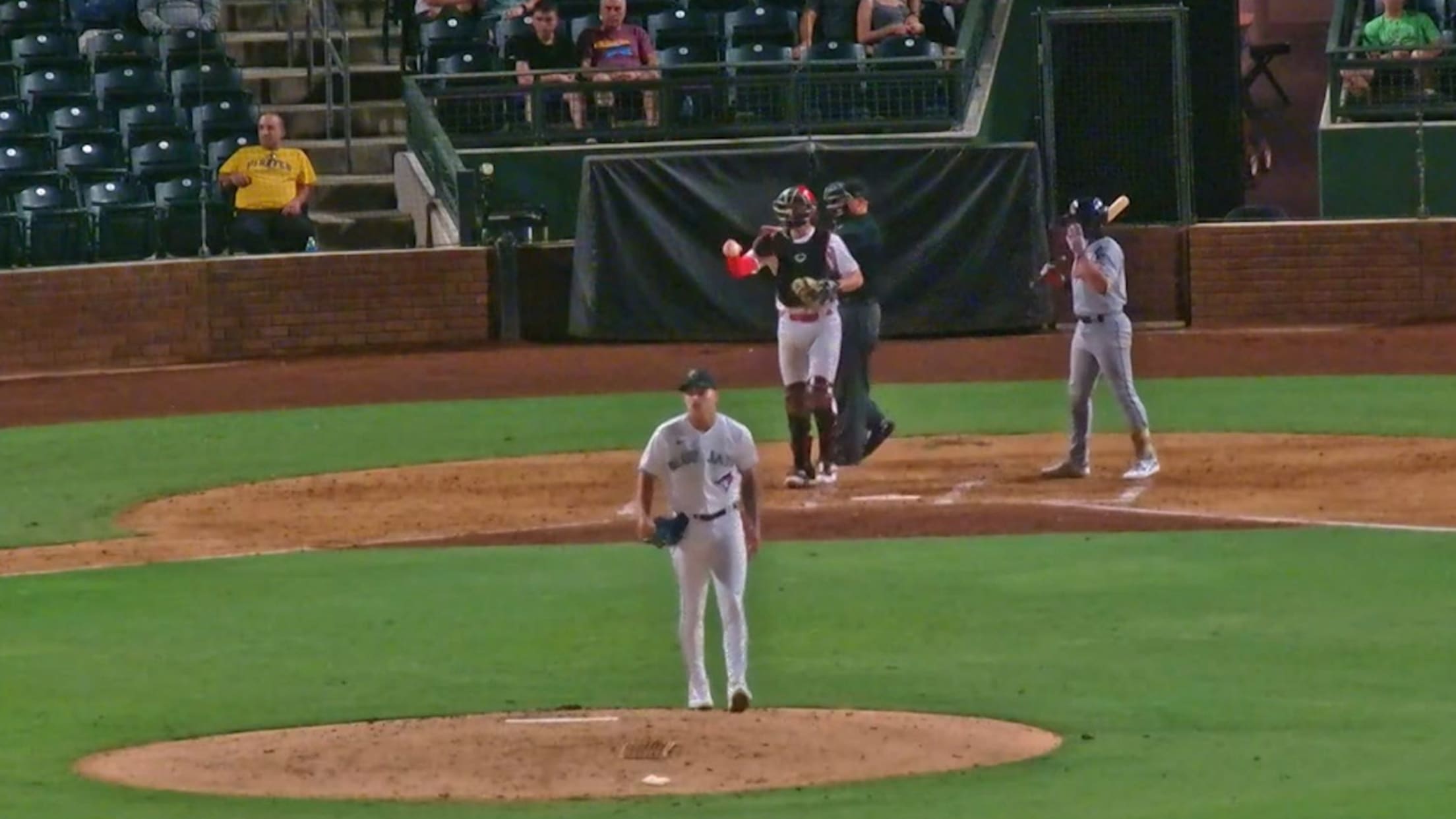 Ricky Tiedemann fans seven