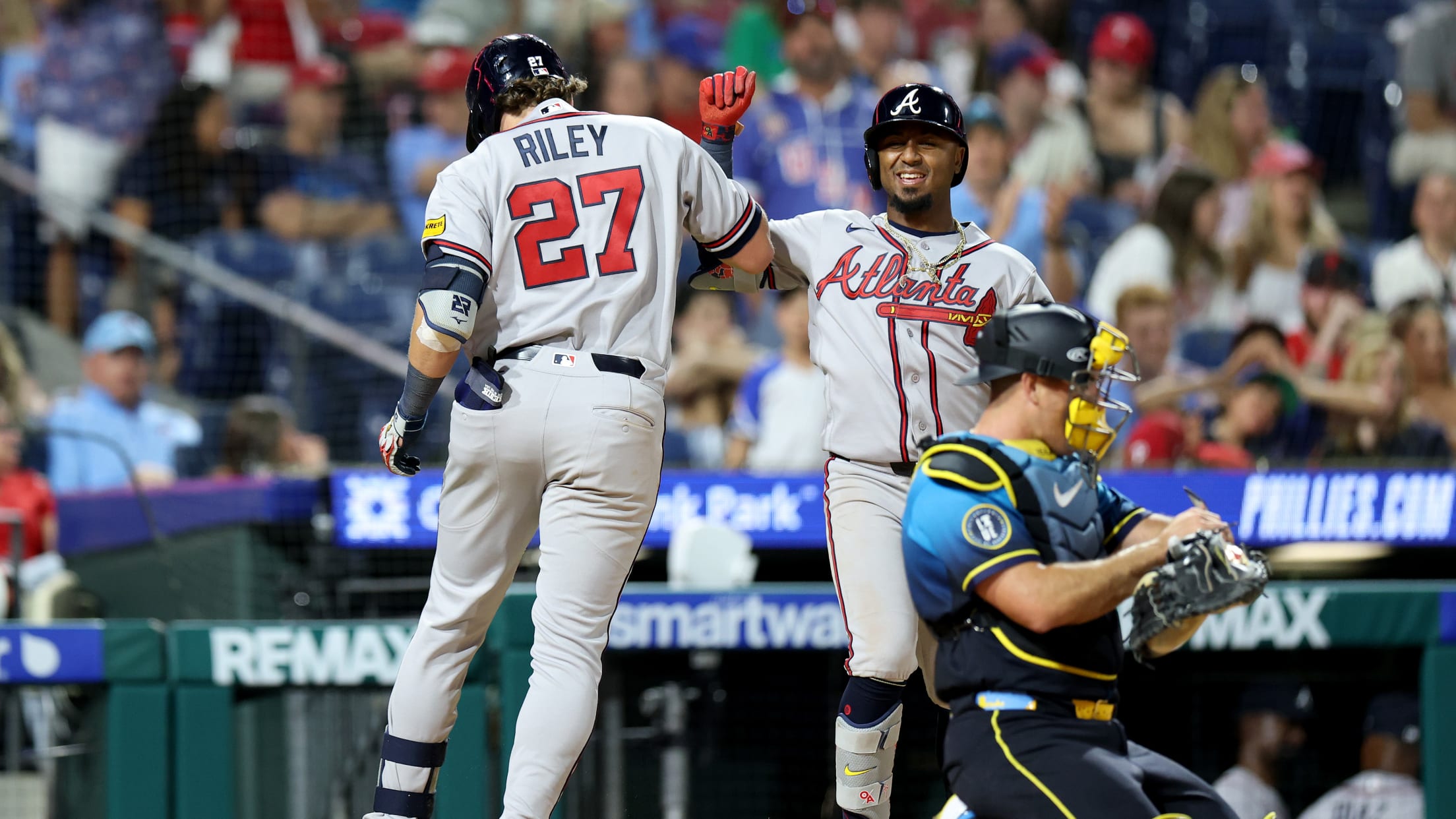 Juego de dos jonrones de Austin Riley