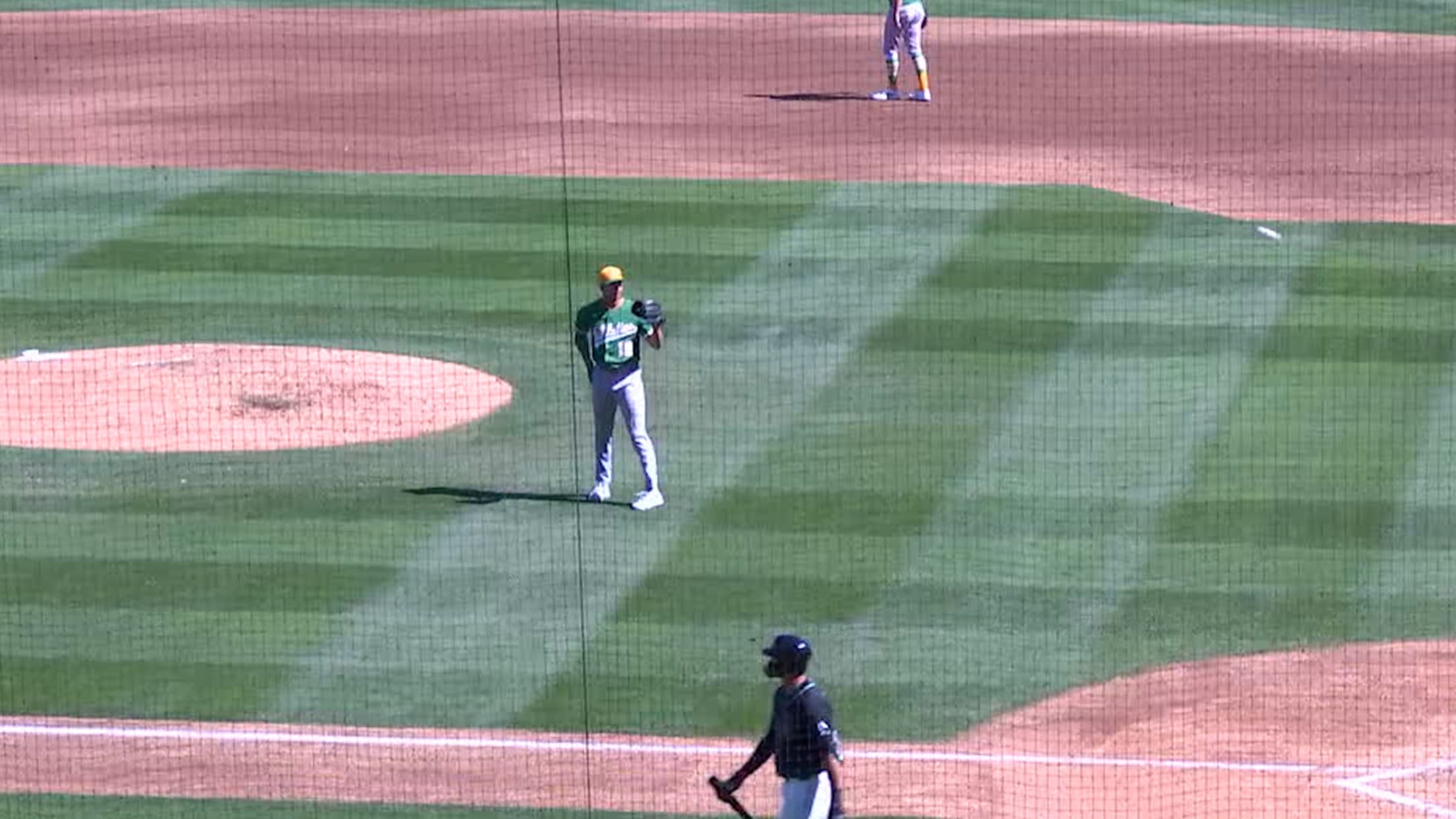 Luis Morales strikes out 3