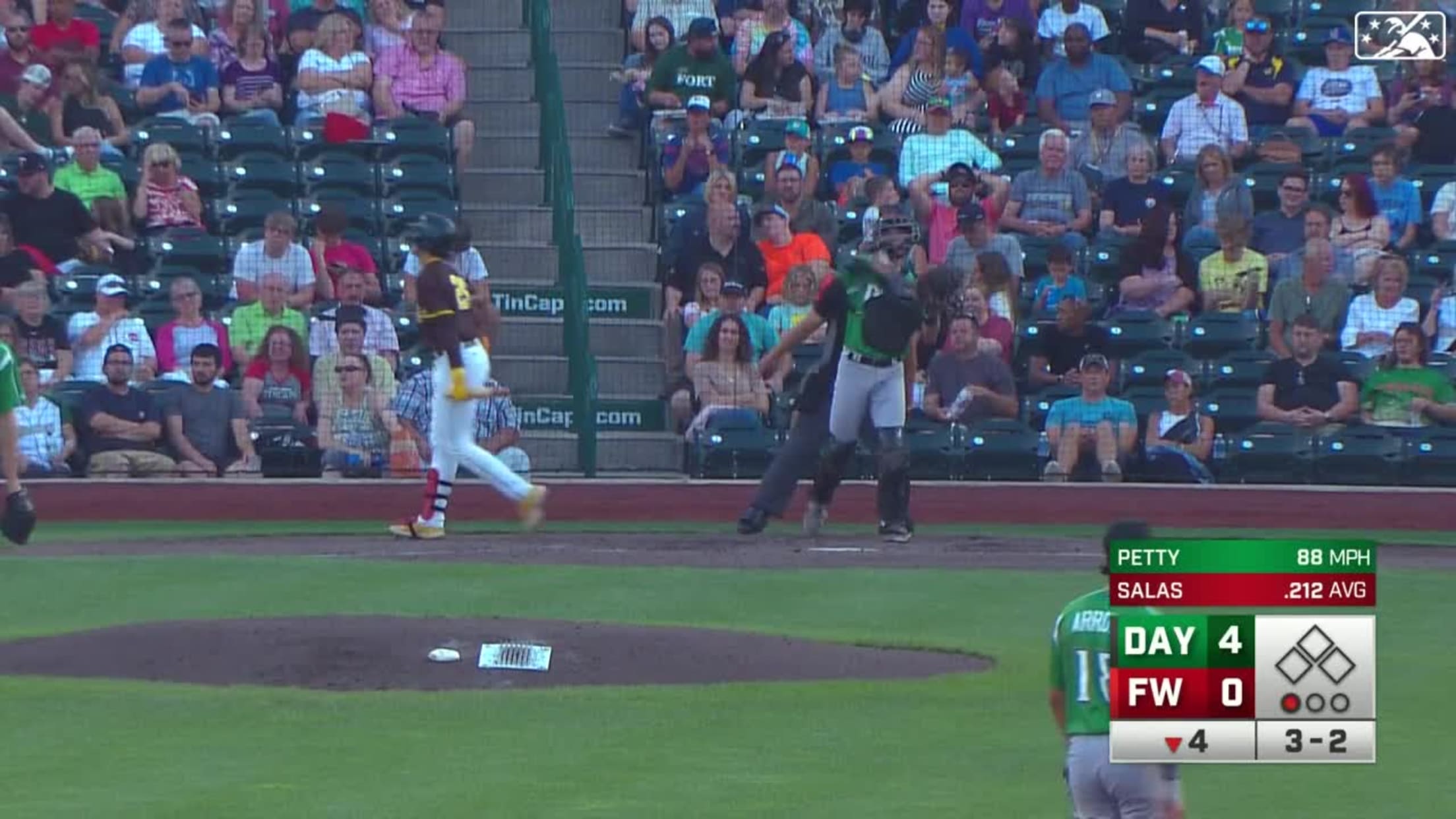 Chase Petty's second strikeout