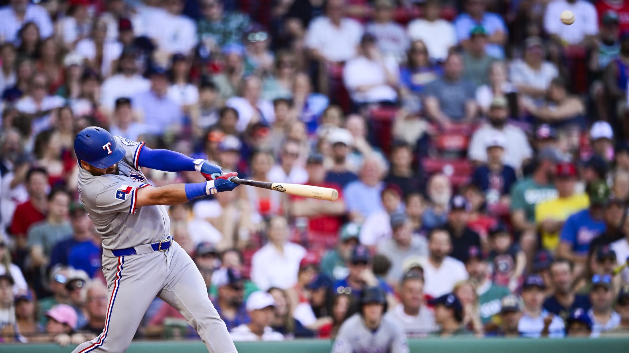 Jake Burger hits his 100th career home run