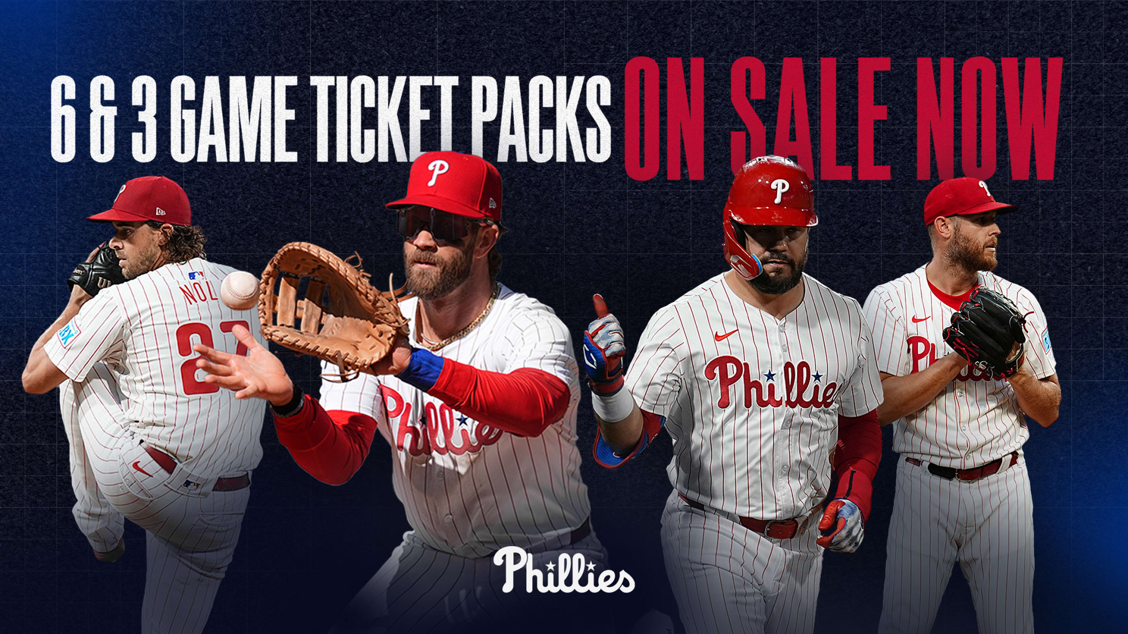 Phillies Six & Three Game Packs Philadelphia Phillies