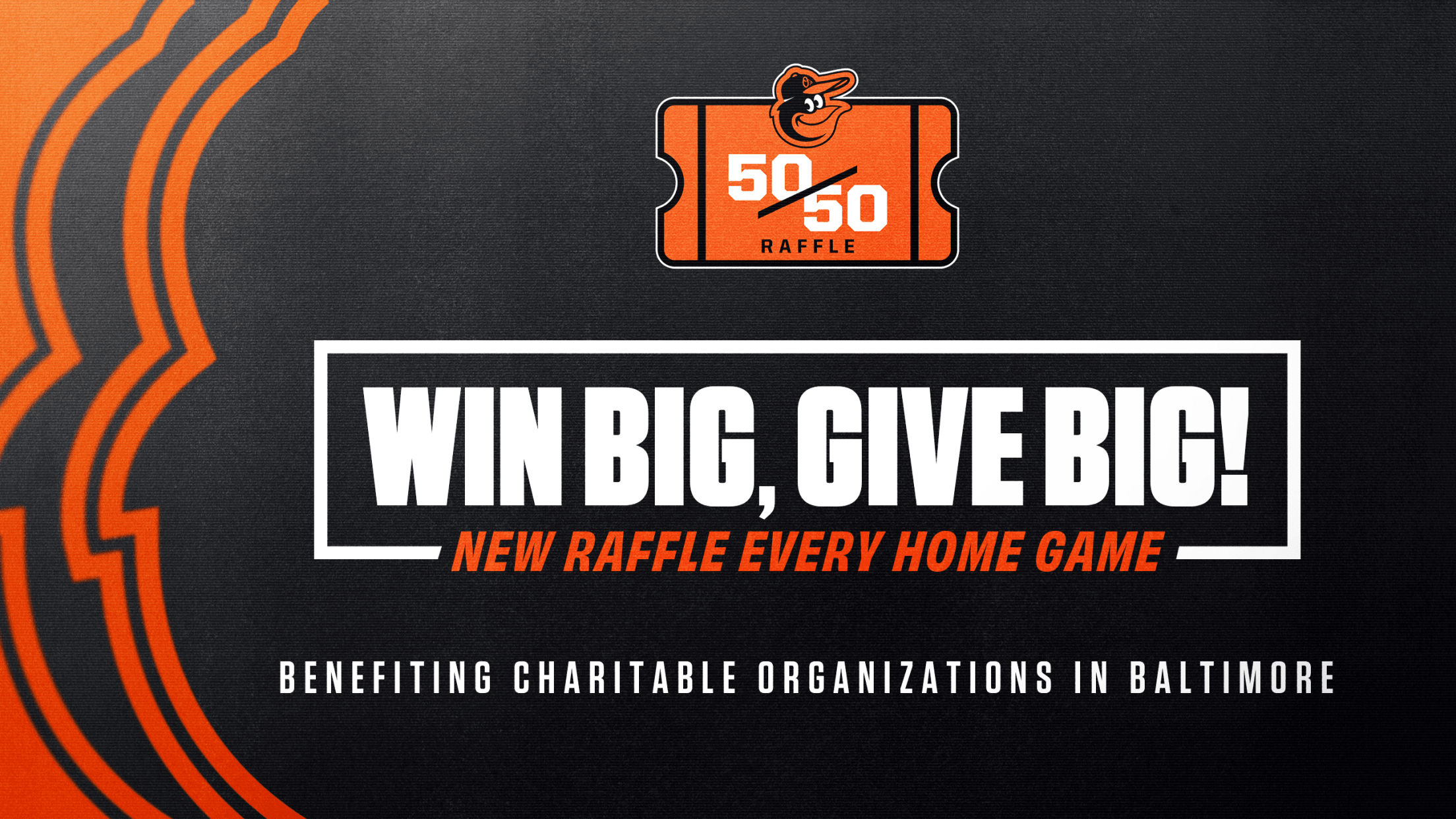 Orioles 50/50 Raffle Baltimore Orioles