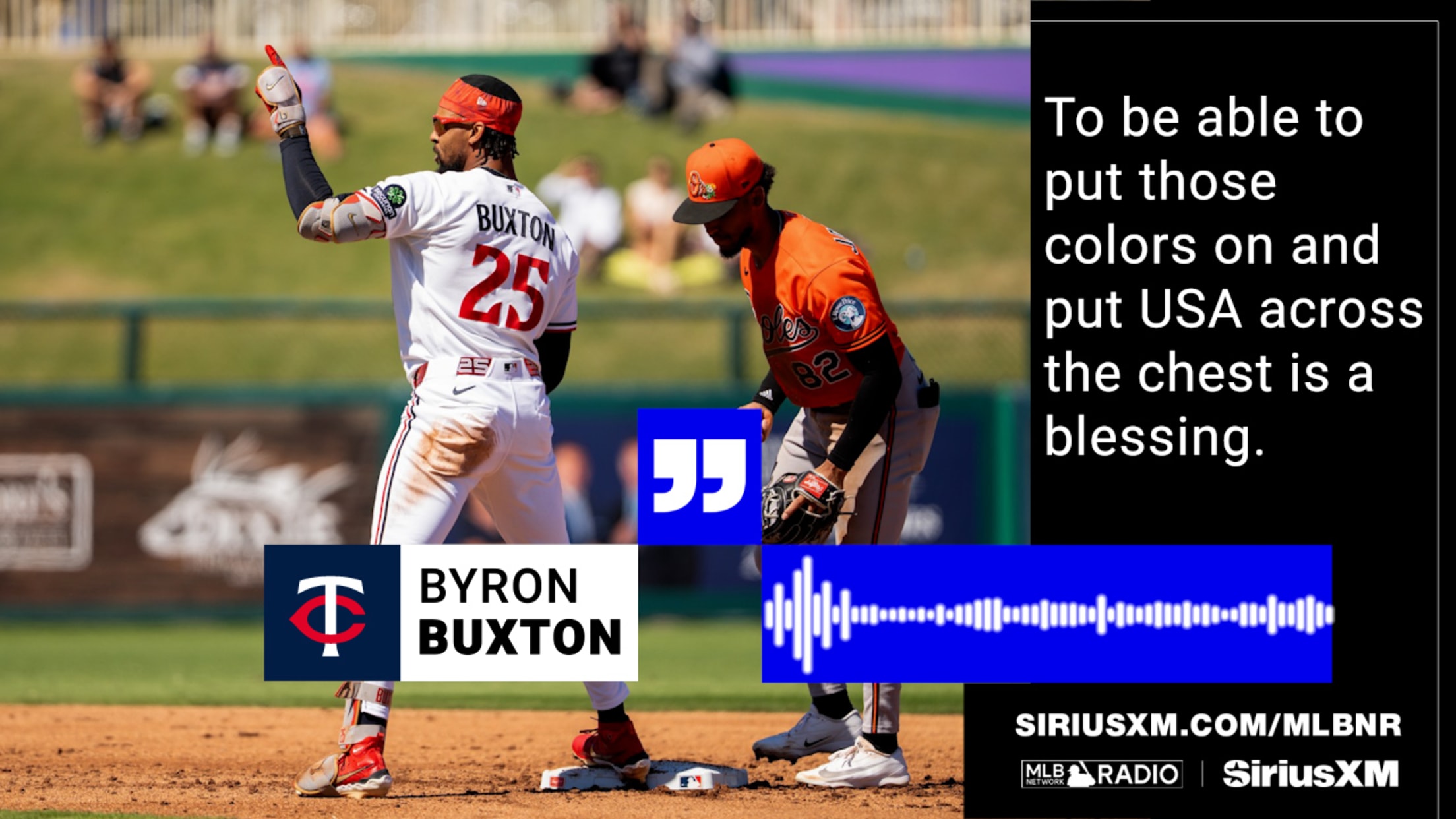 Byron Buxton: 'USA across the chest is a blessing'