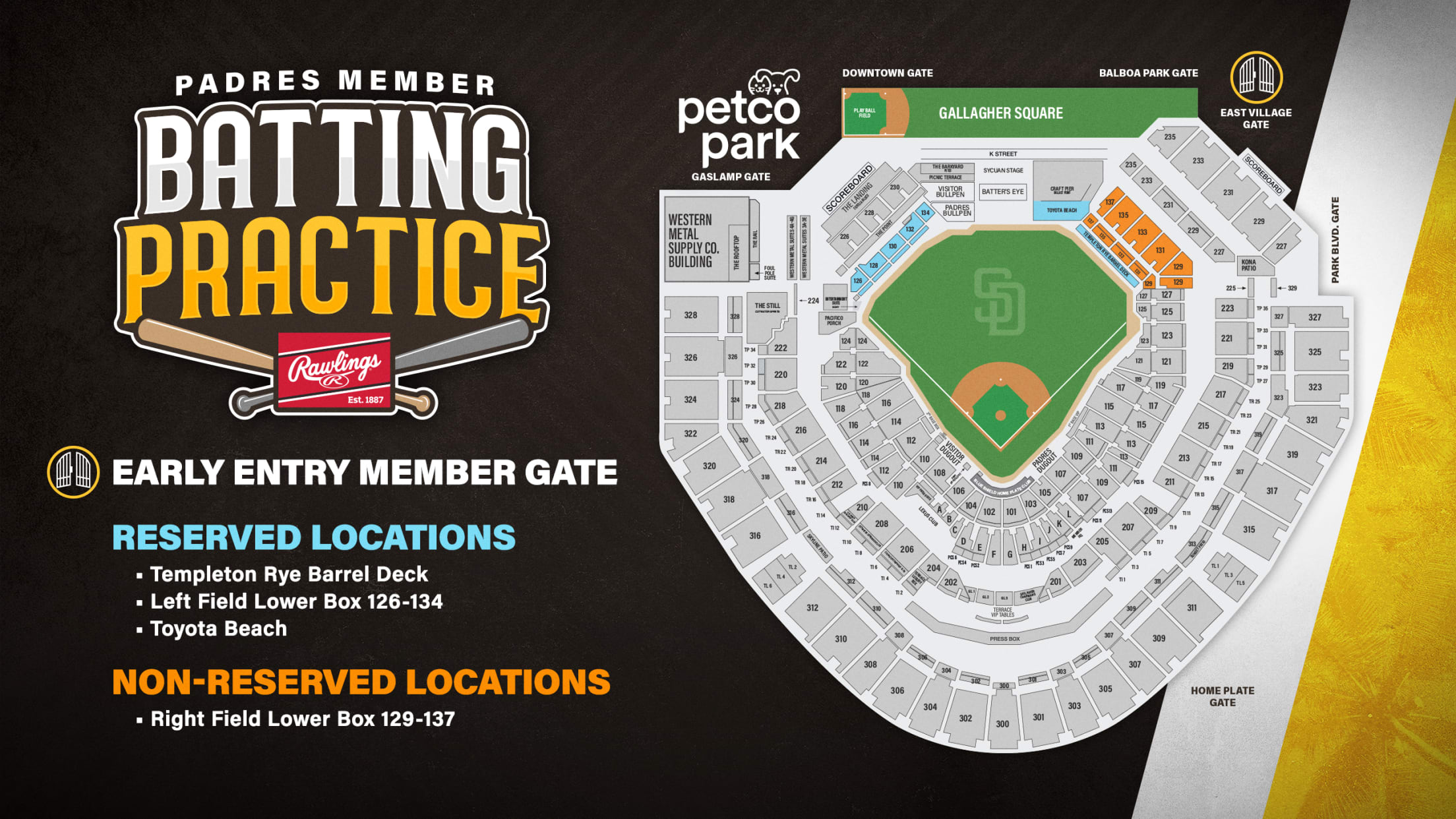 San Diego Padres Batting Practice - Mickey's Place