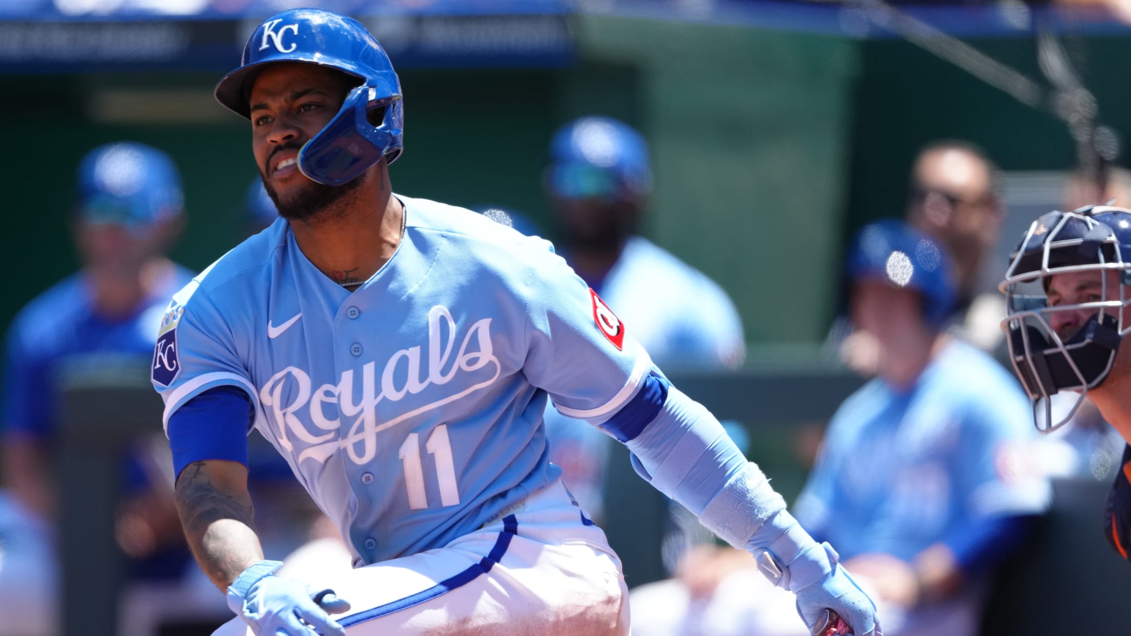 Maikel Garcia's two-run double