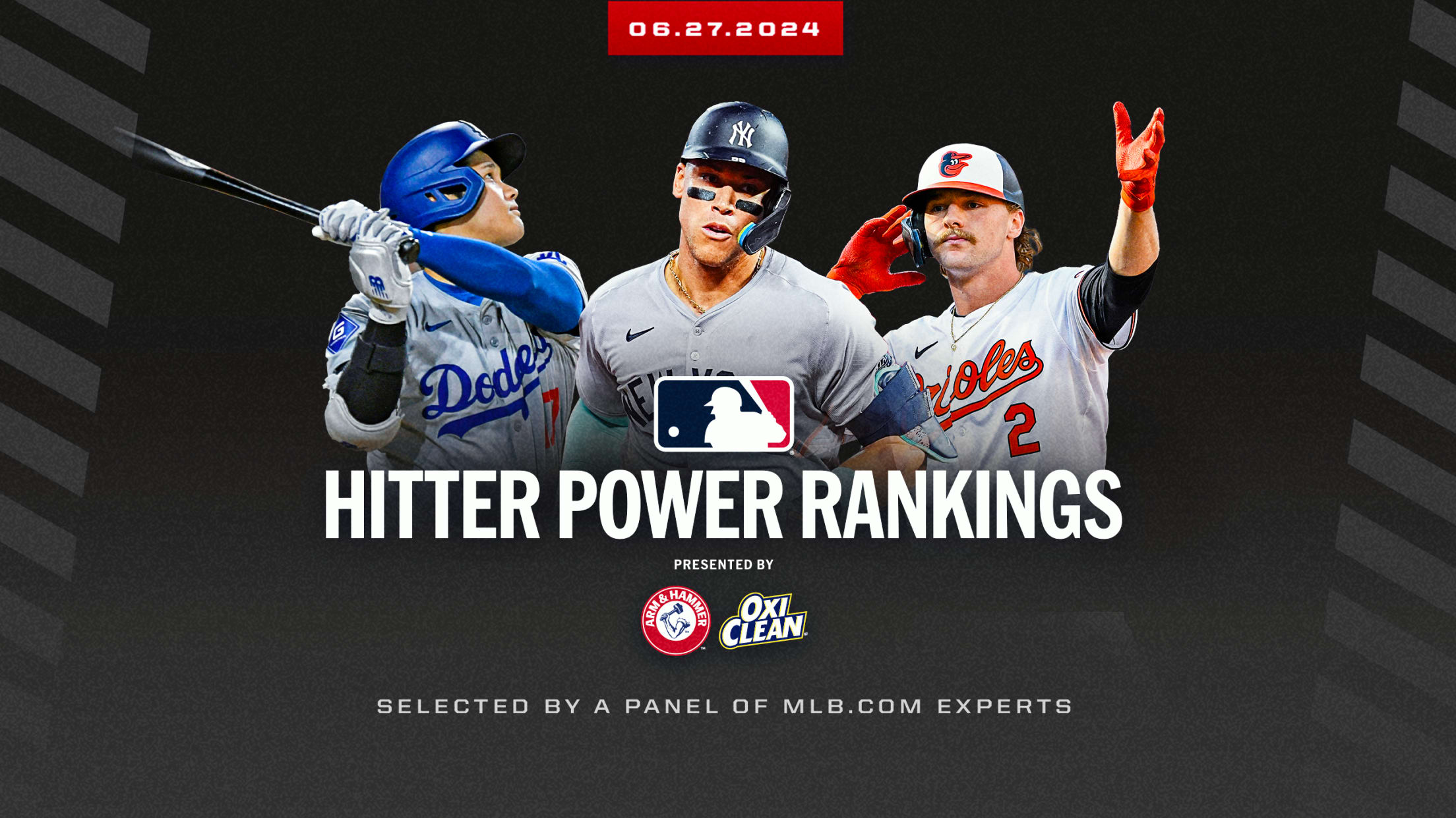 Shohei Ohtani, Aaron Judge and Gunnar Henderson in the Hitter Power Rankings