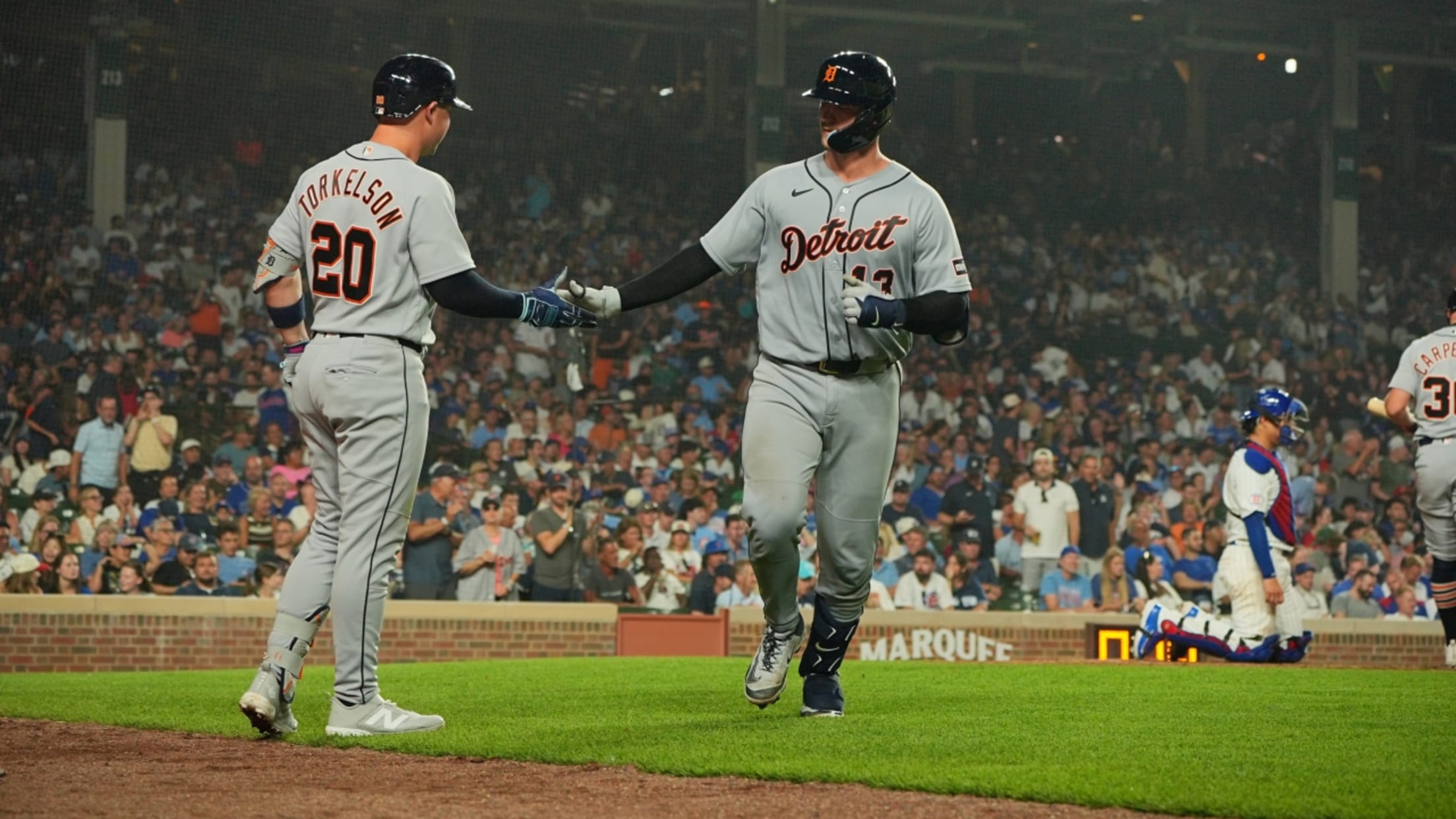 Dillon Dingler homers twice, lines go-ahead hit