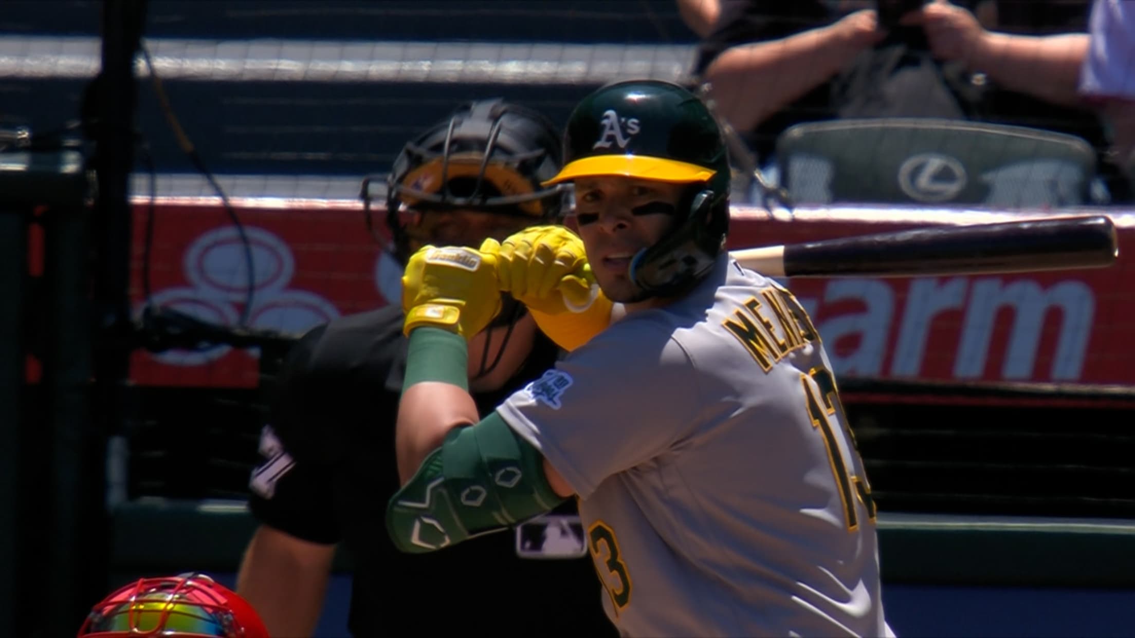 Joey Meneses' RBI sacrifice fly