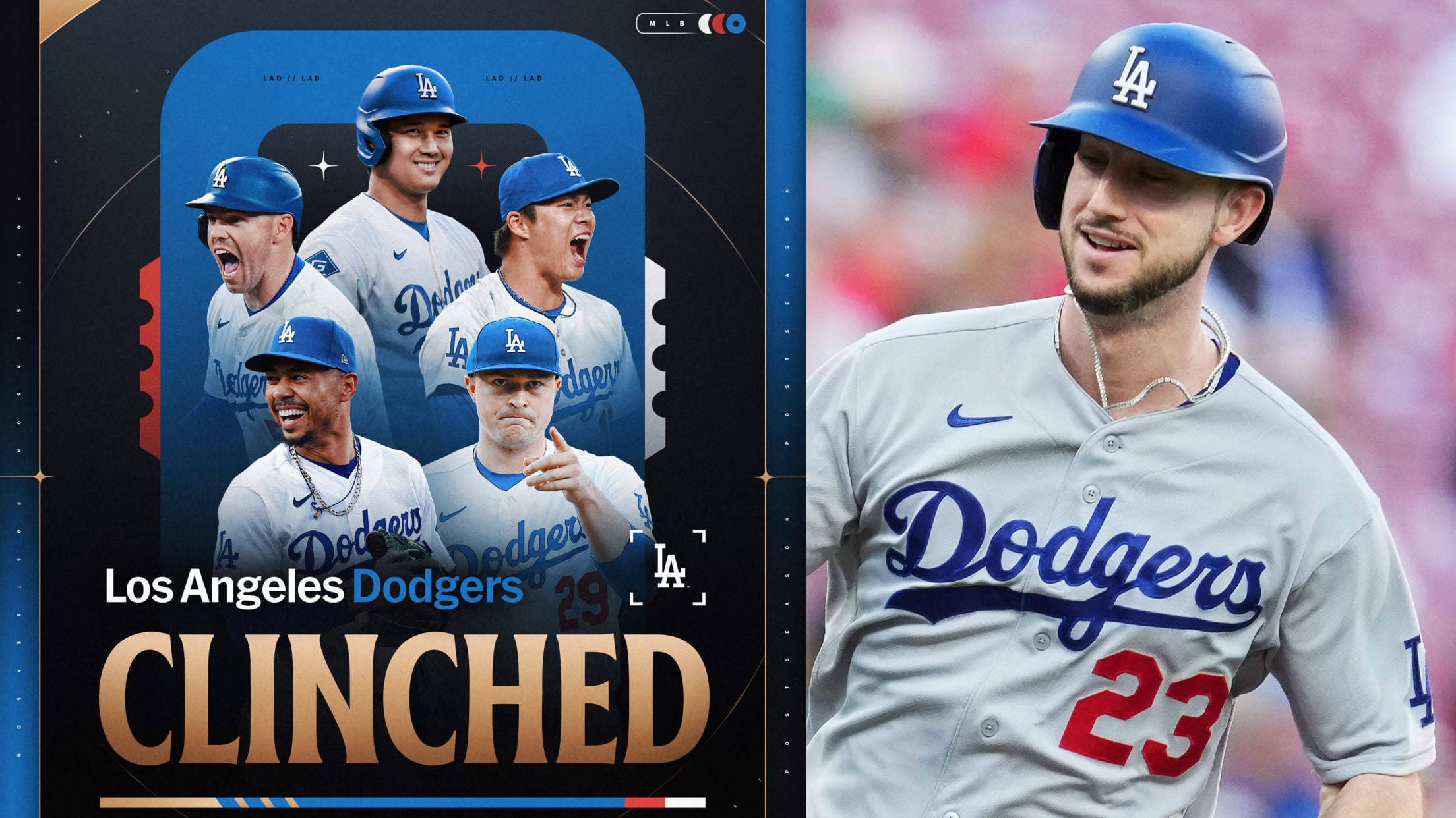 Dodgers aseguran su pase a la postemporada