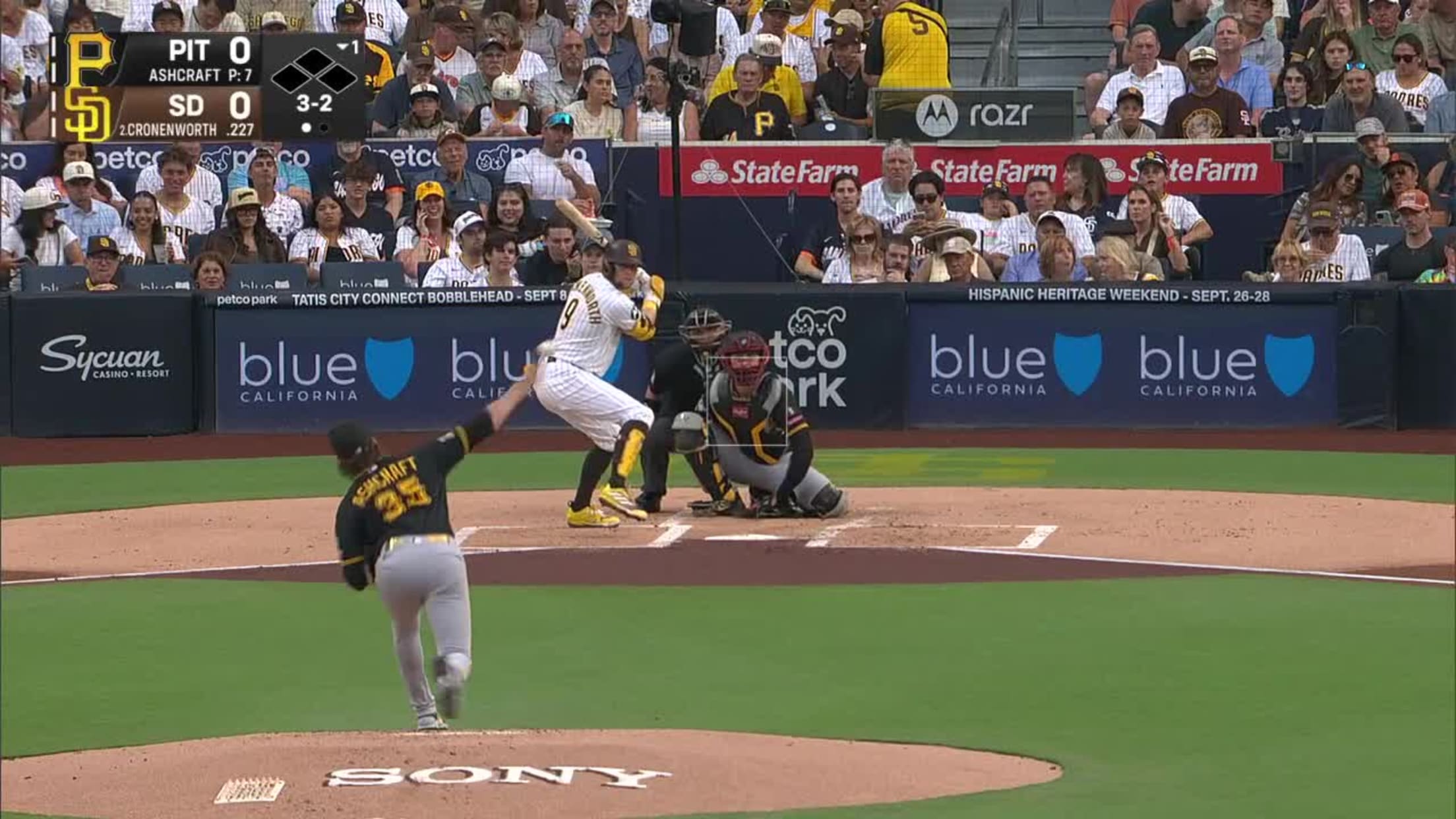 Braxton Ashcraft strikes out Jake Cronenworth