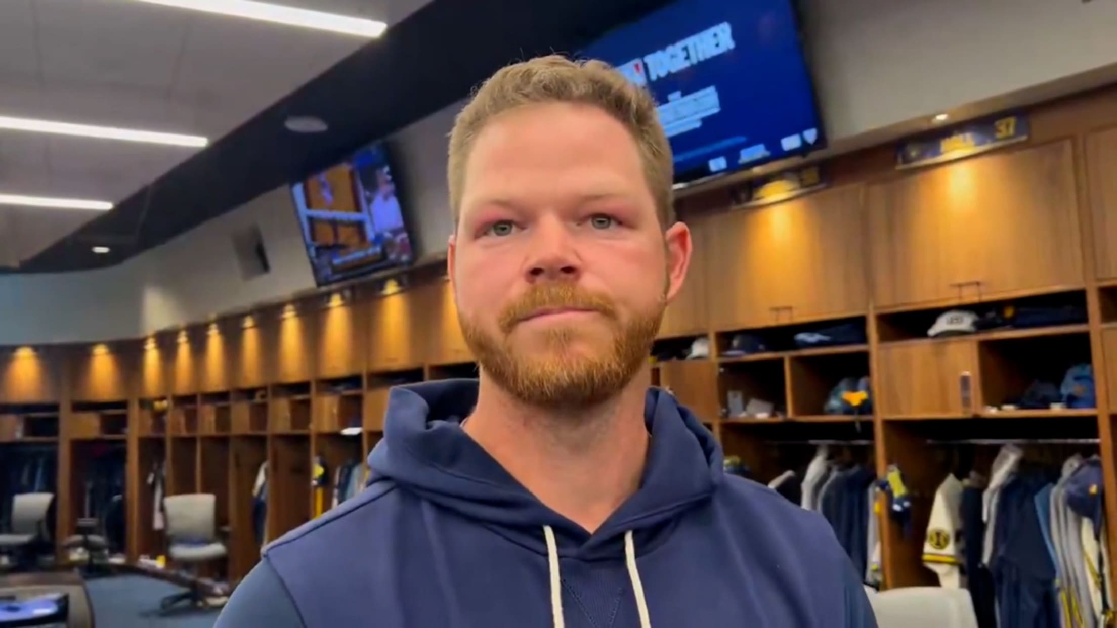 Brandon Woodruff speaks on his status for Opening Day