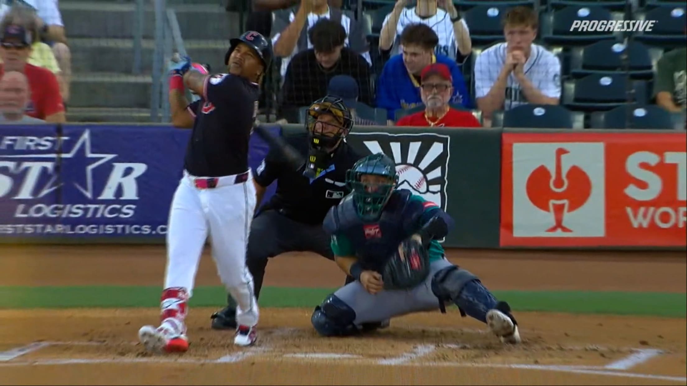 José Ramírez's two-run home run