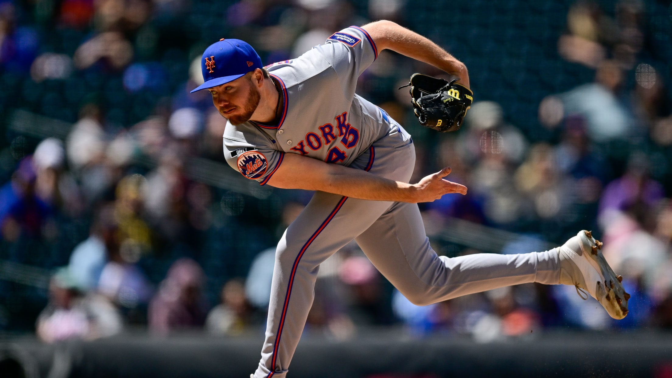 Christian Scott whiffs six against Rockies