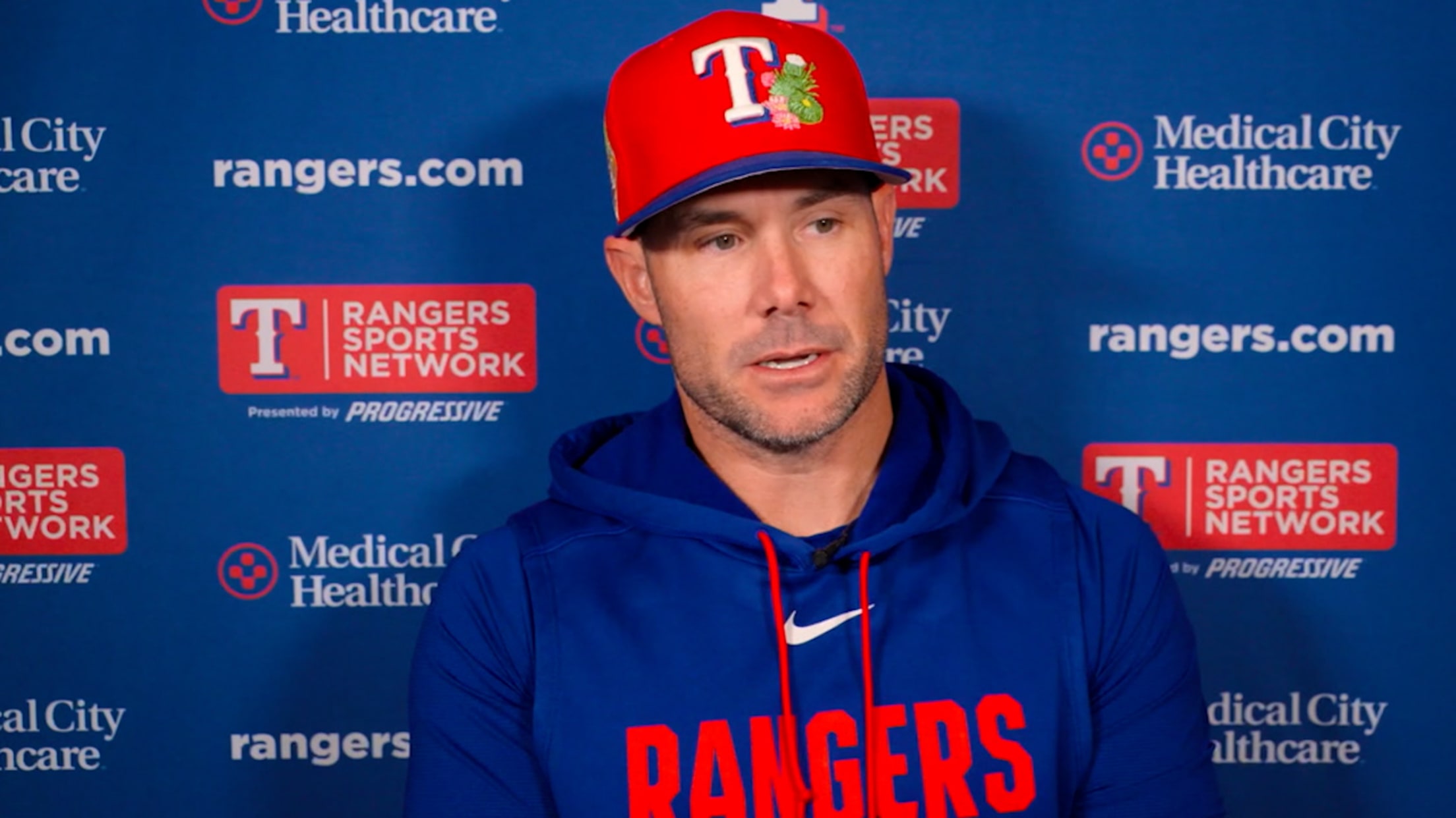 Skip Schumaker: 'There's guys at camp that can play'