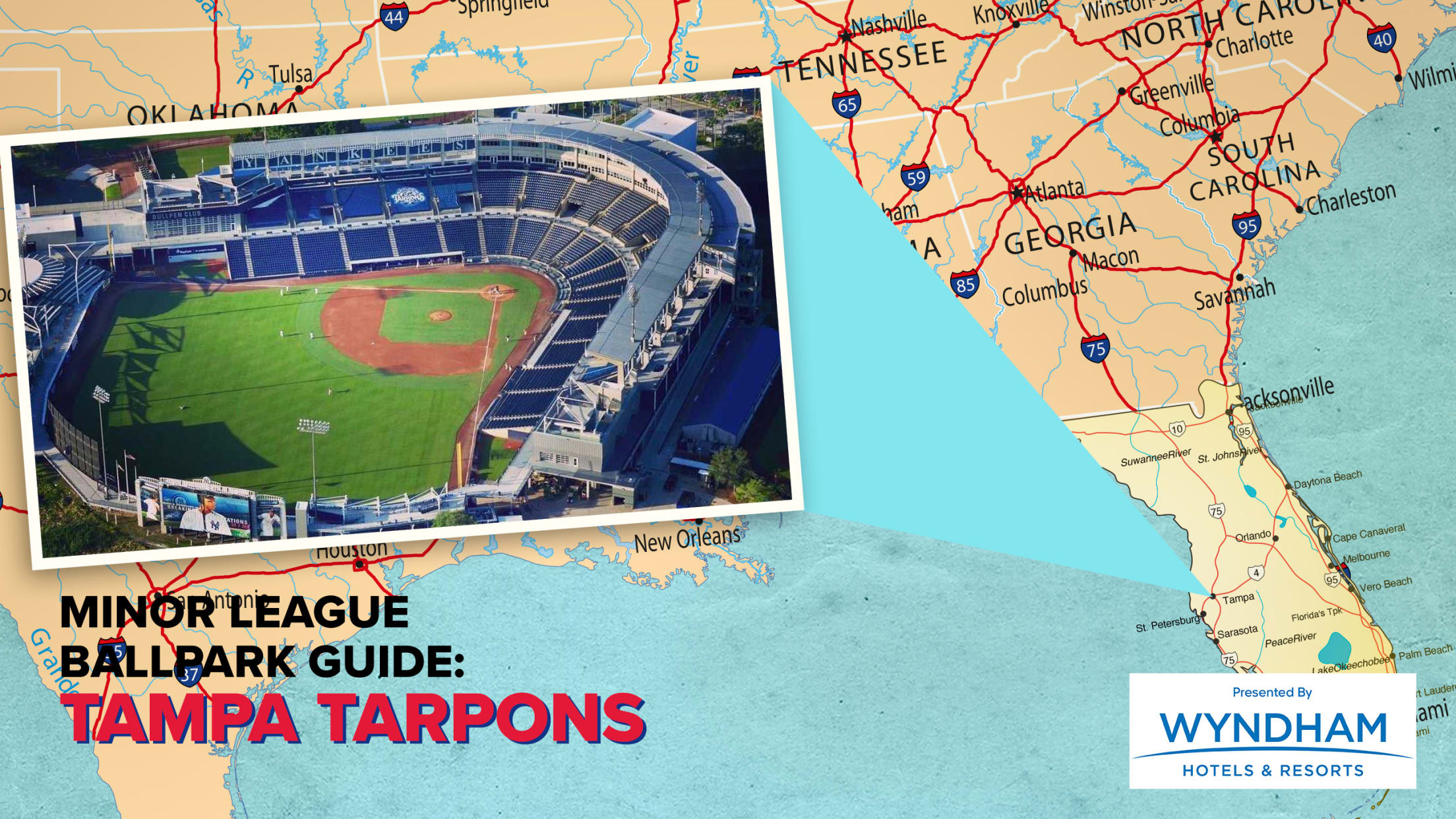 Visit George M. Steinbrenner Field, home of the Tampa Tarpons