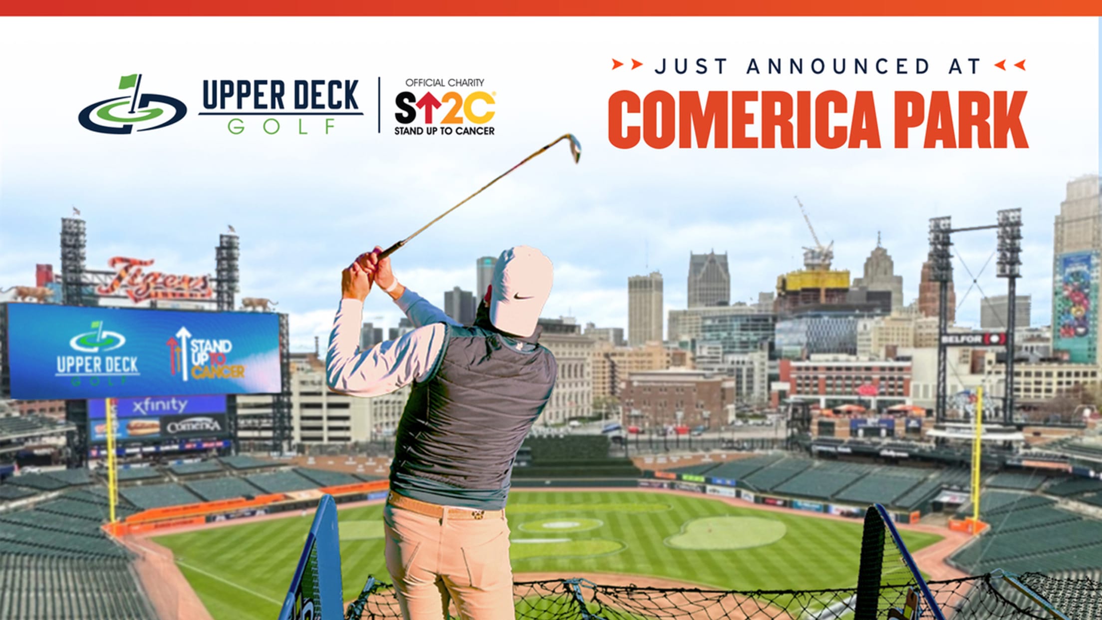 Upper Deck Golf at Comerica Park Detroit Tigers