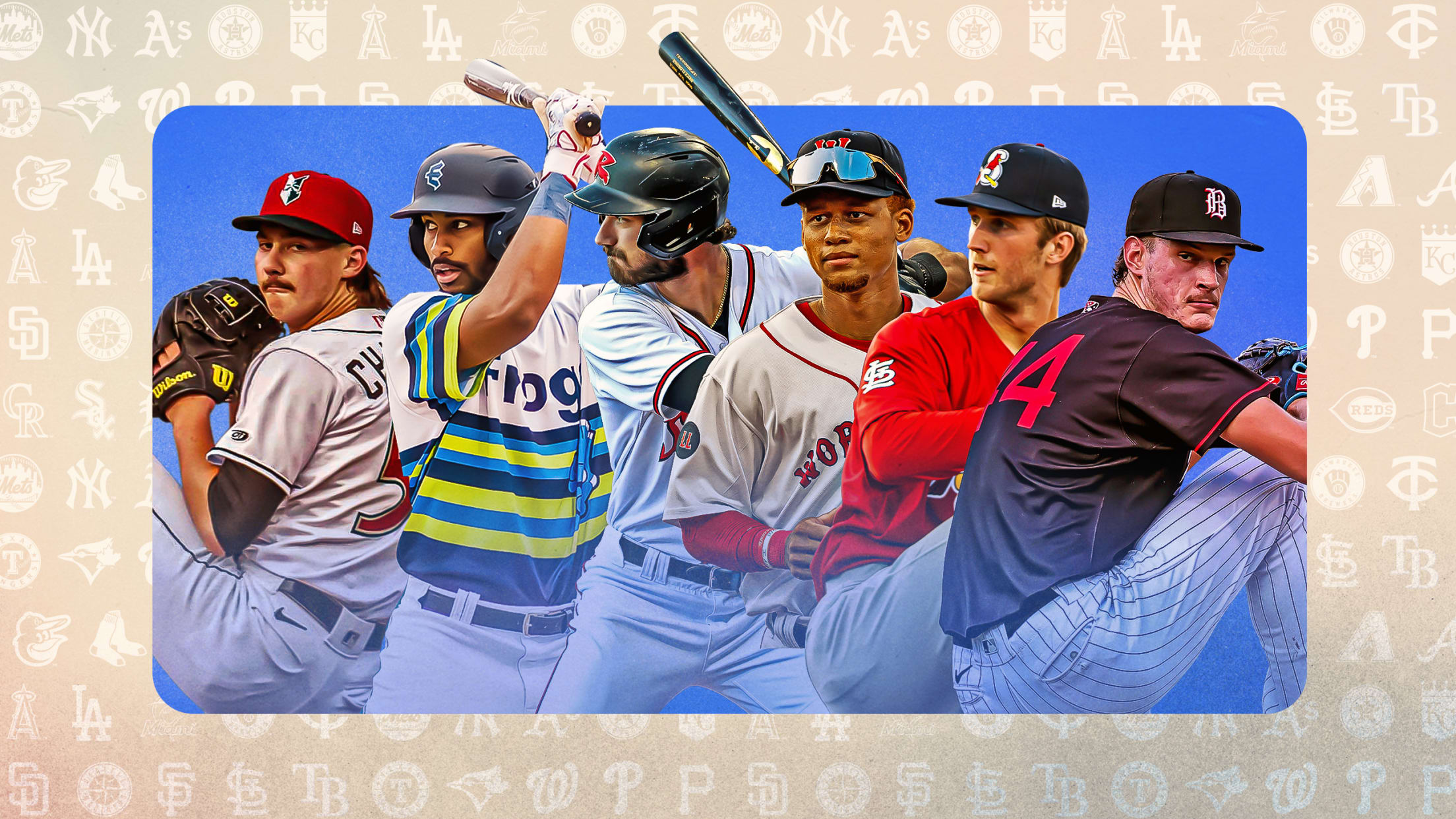 MLB Pipeline picks the best hitters and pitchers from every farm system