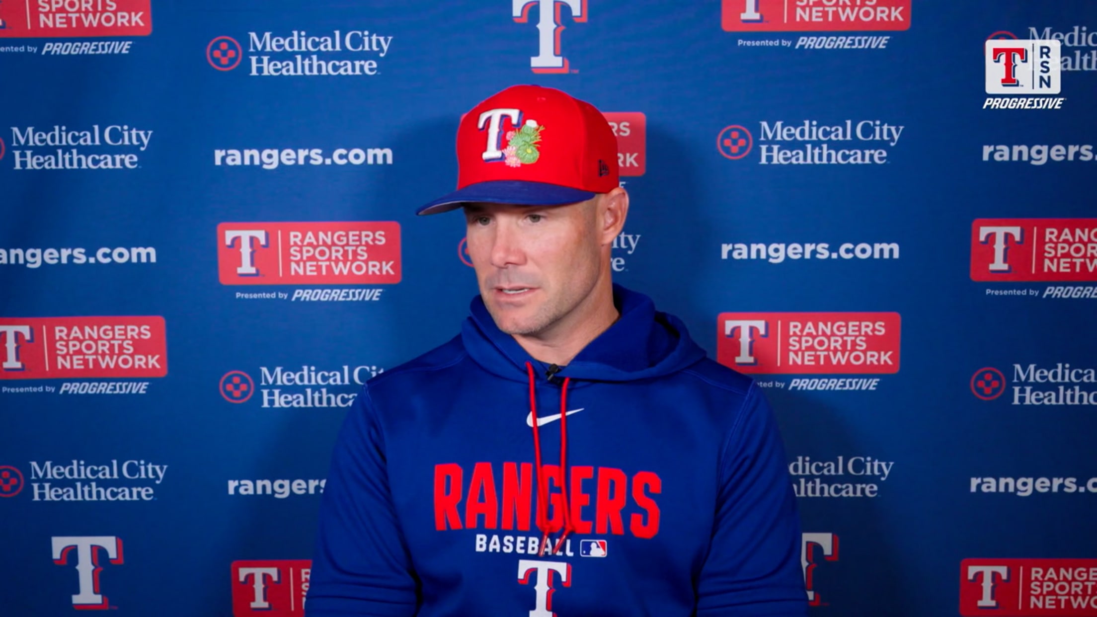 Skip Schumaker talks Rangers' options ahead of spring