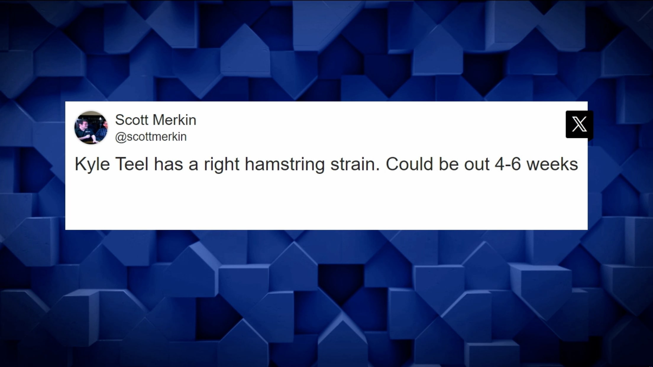 MLB Tonight on Kyle Teel's hamstring injury