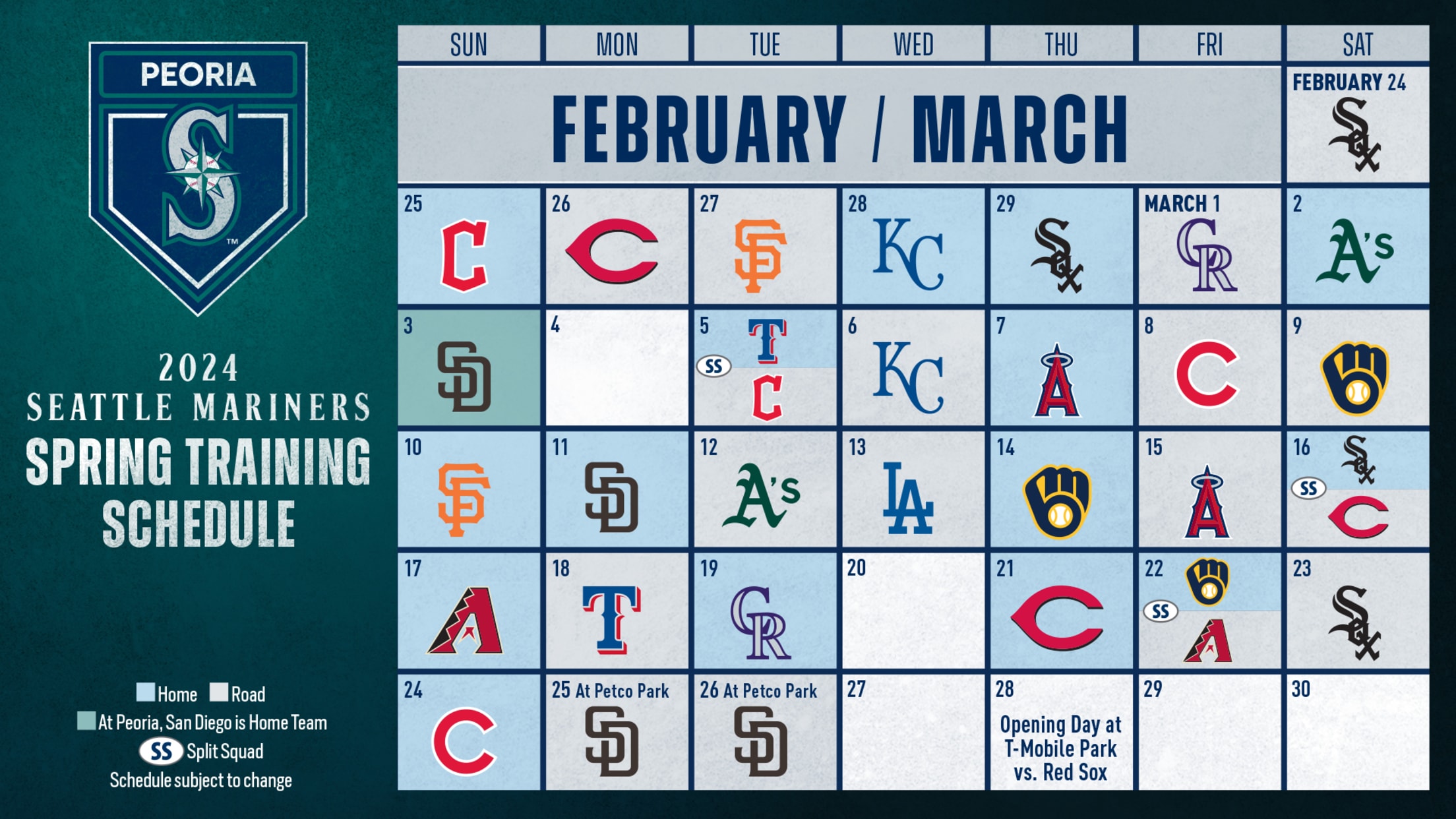 Seattle Mariners 2021 Spring Training tickets to go on sale Wednesday