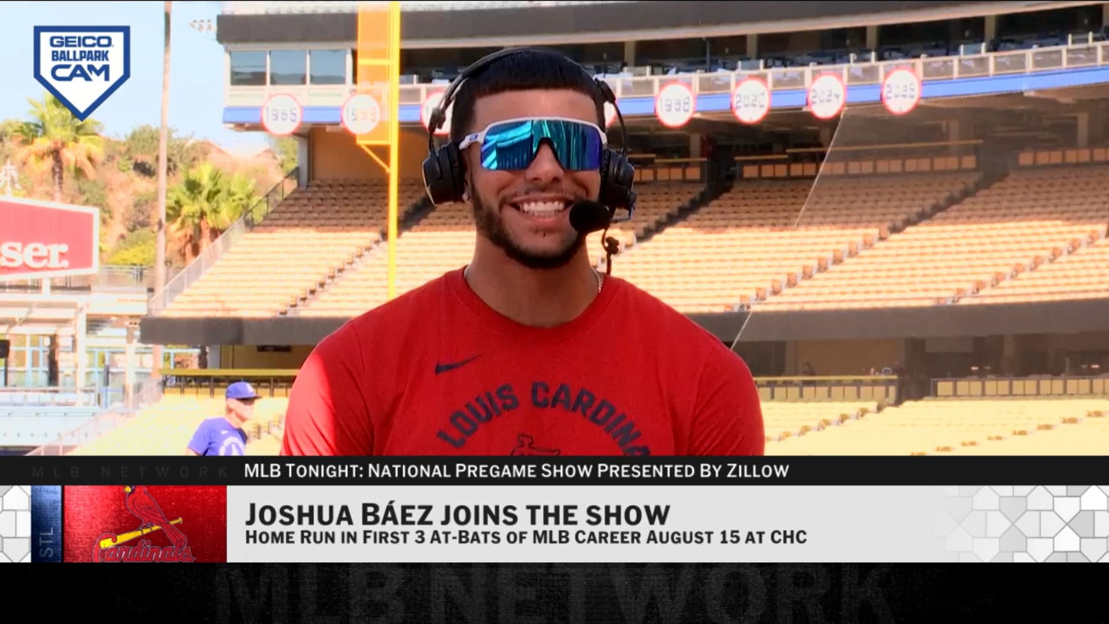 Joshua Baez on three-homer debut. playing in MLB
