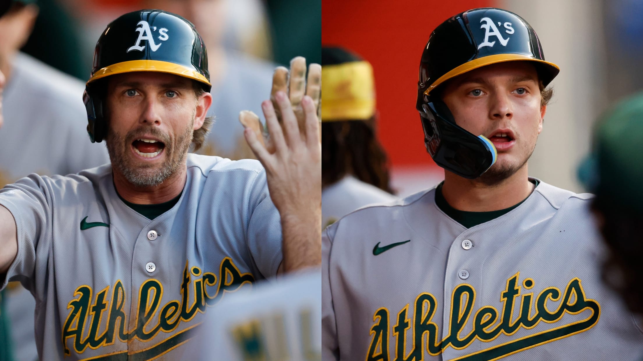 A's rally for seven runs in the 5th inning