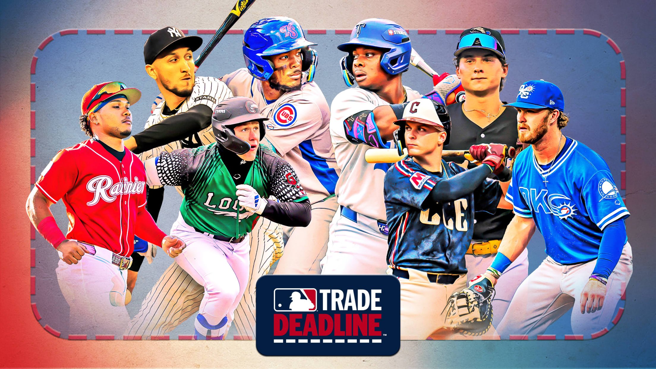 A collage of 8 prospects who could be traded in the coming days