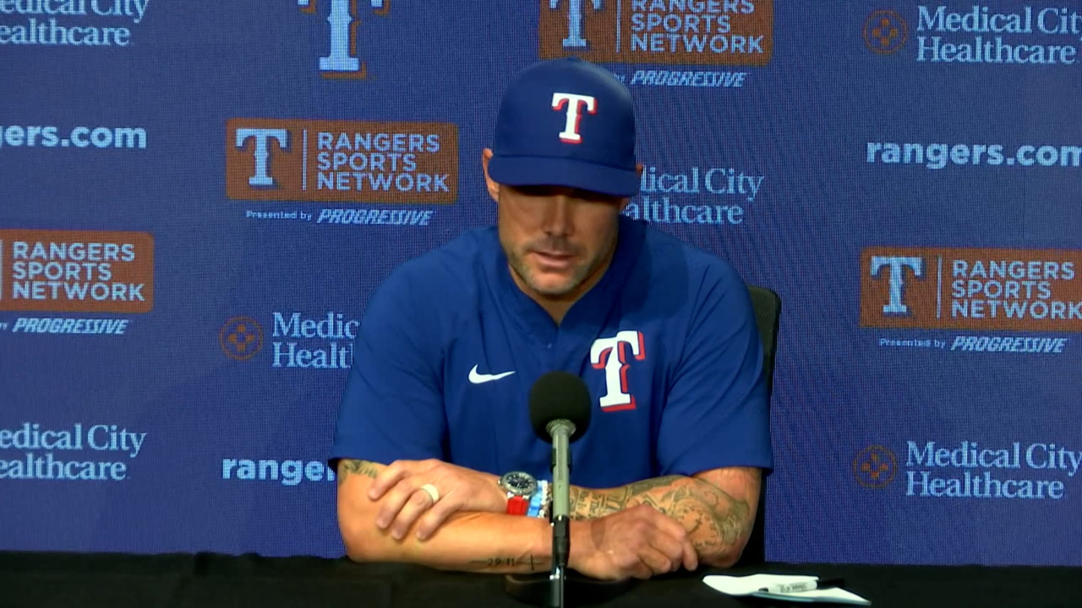 Skip Schumaker talks Rangers' 3-0 win