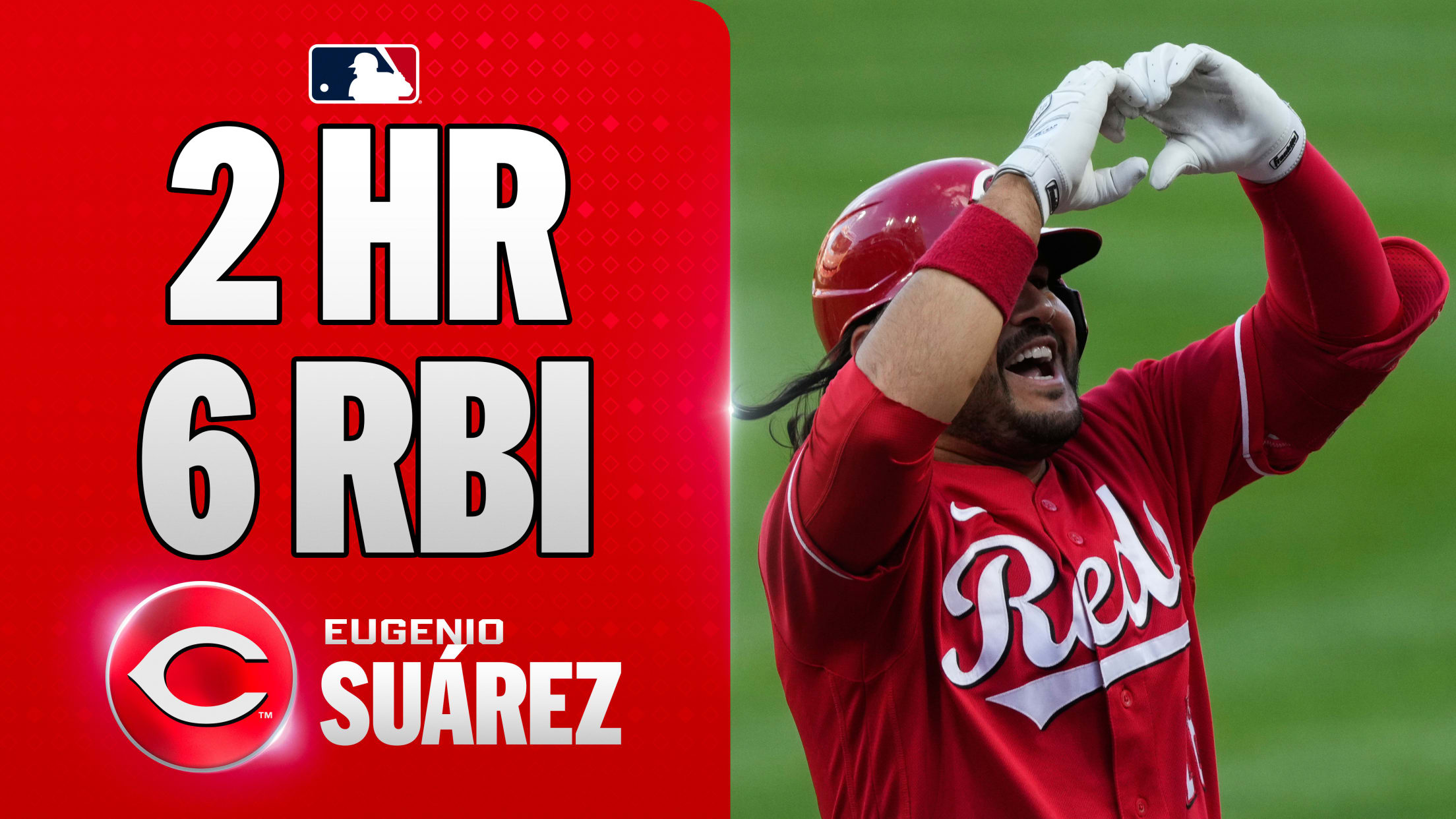 Eugenio Suárez mashes two homers, six RBIs vs. Mets
