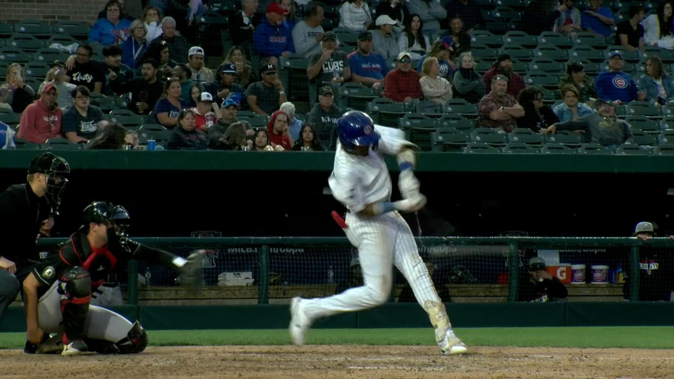 Kevin Alcántara's three hits