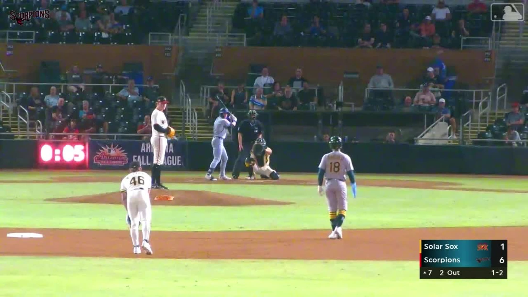 Alexander Fuentes' two K's in Fall League outing