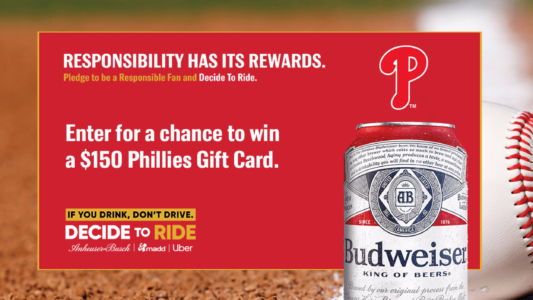 Designated Driver Program Philadelphia Phillies