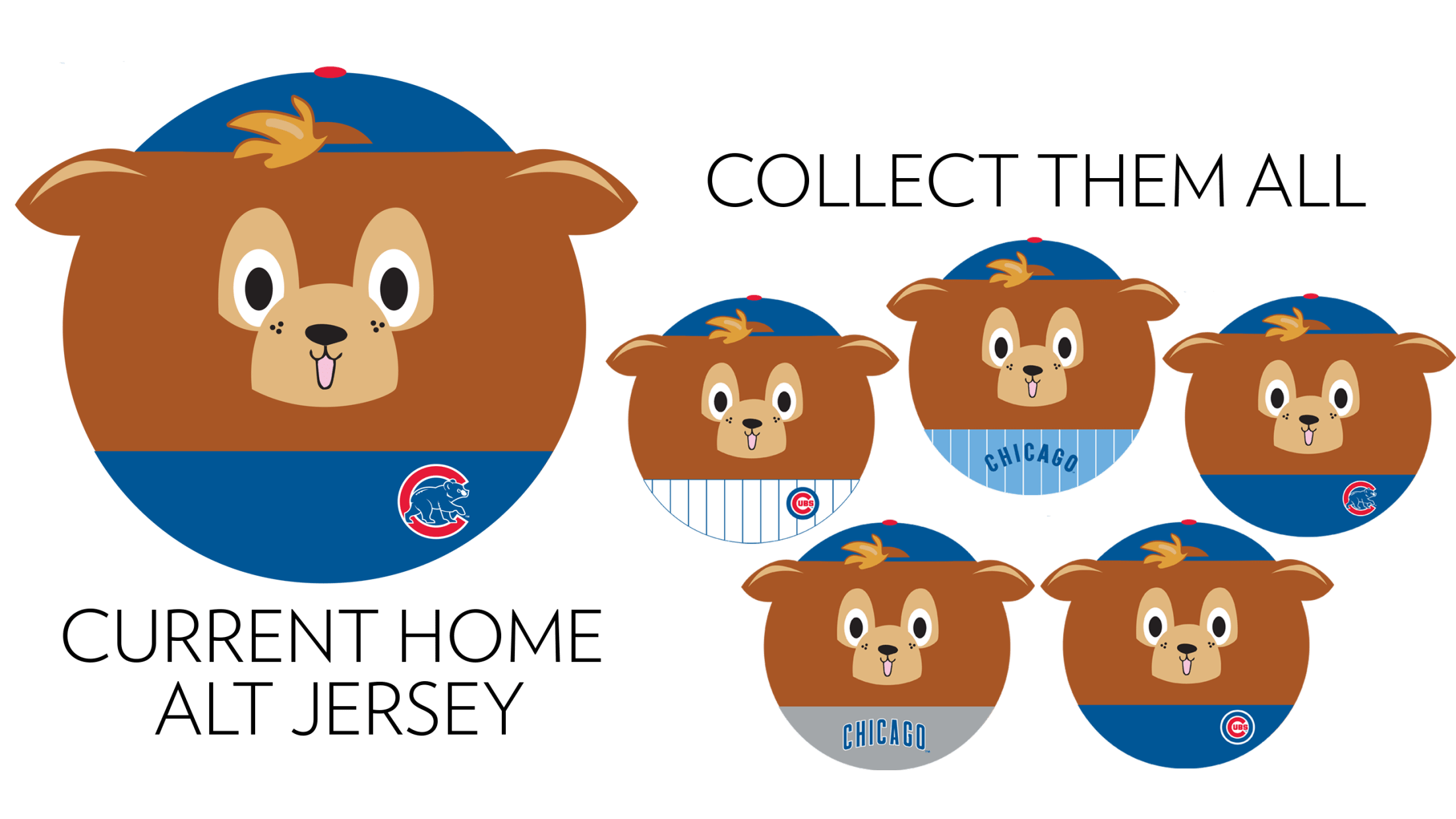 Clark the Cub Plushies Series | Gate Giveaways | Chicago Cubs