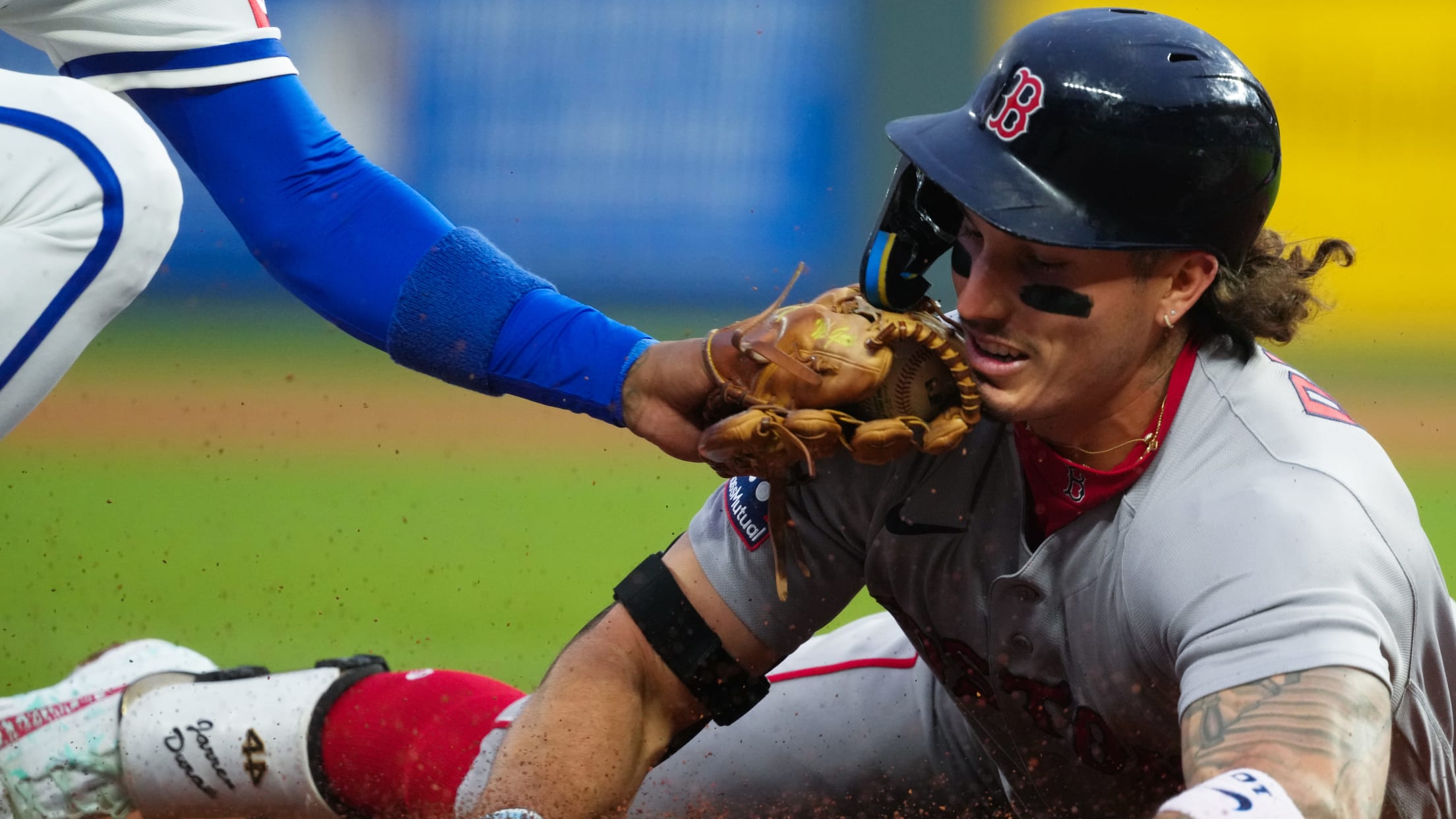 Bobby Witt Jr. throws out Jarren Duran at third