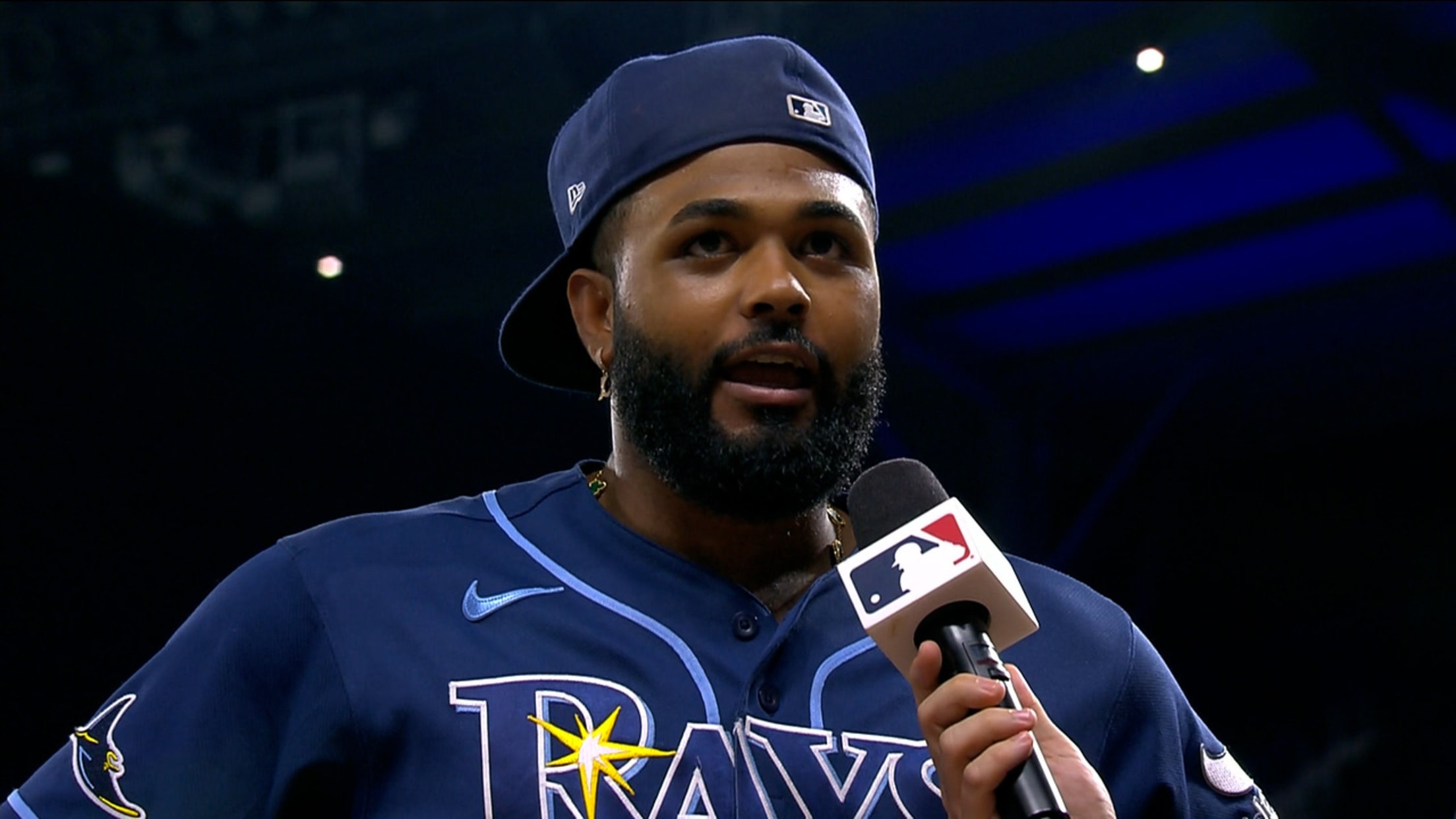 Junior Caminero on 7-1 win over the Braves