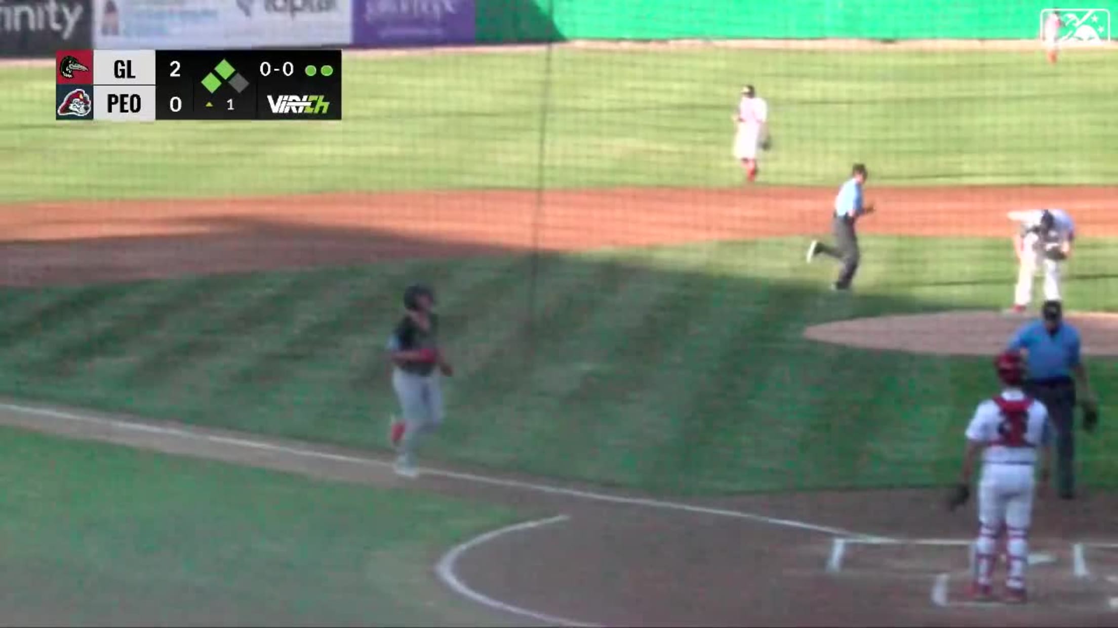 Damon Keith's three-run home run