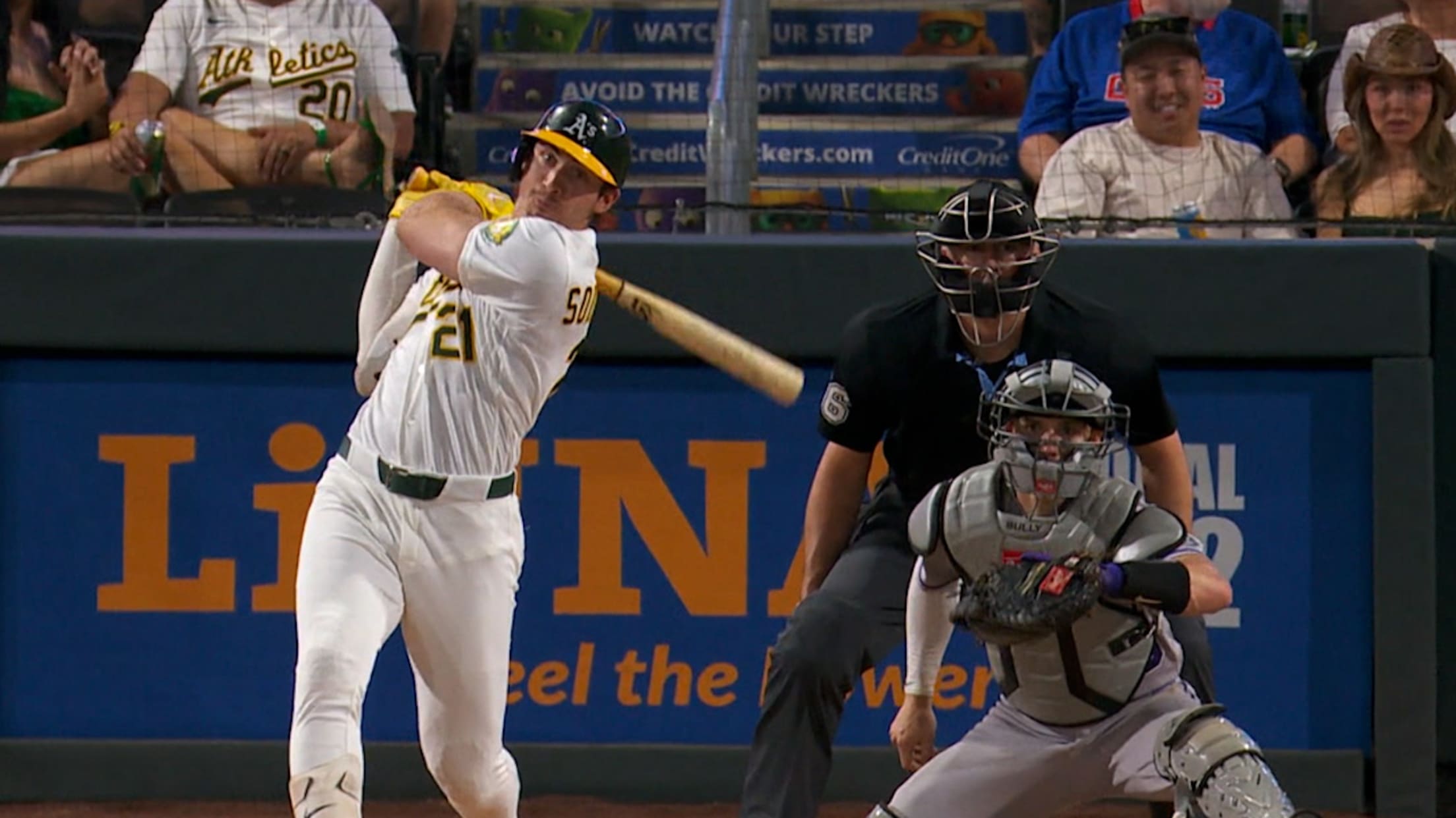 Tyler Soderstrom's go-ahead RBI double