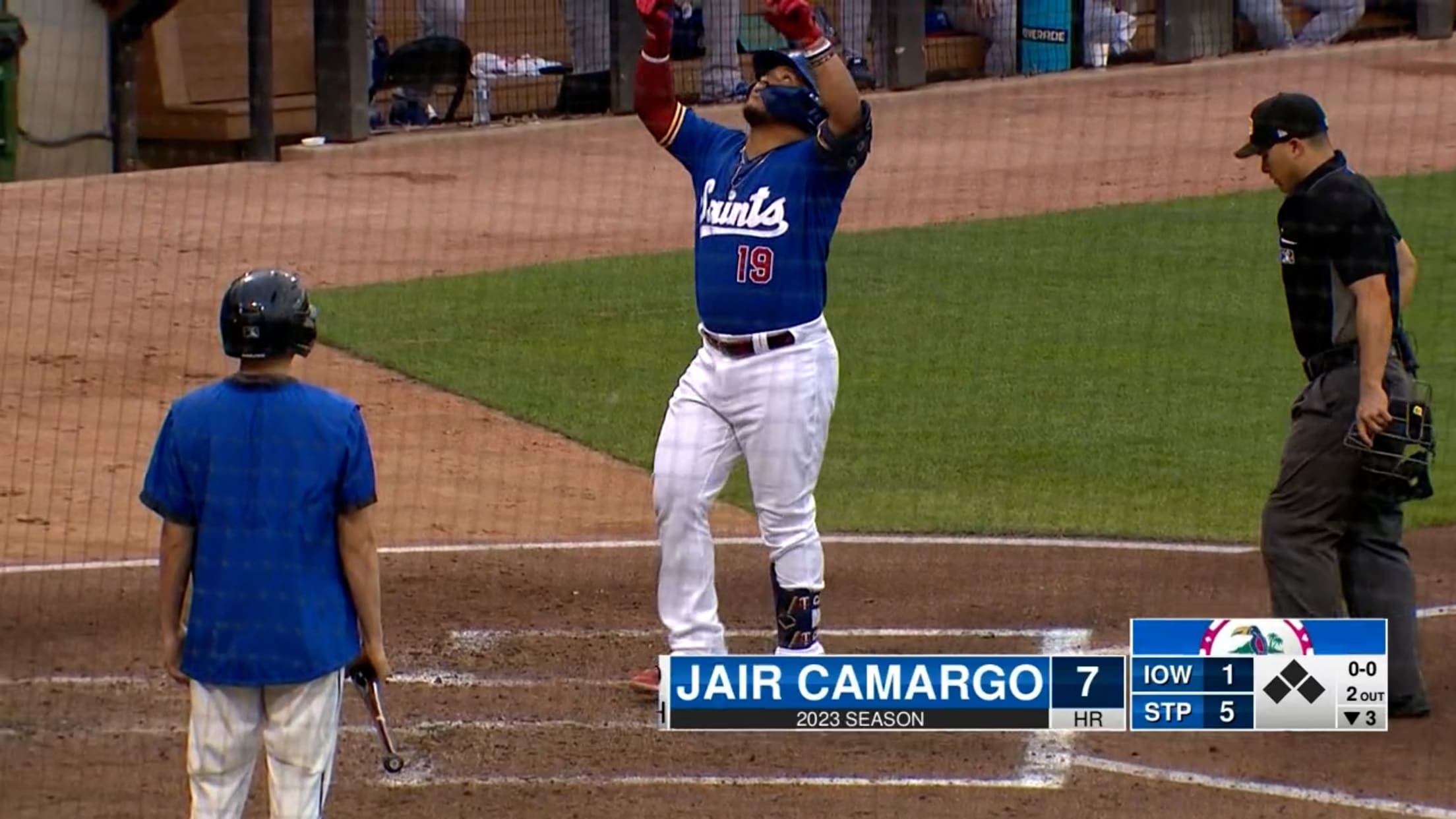 Jair Camargo's multi-homer game