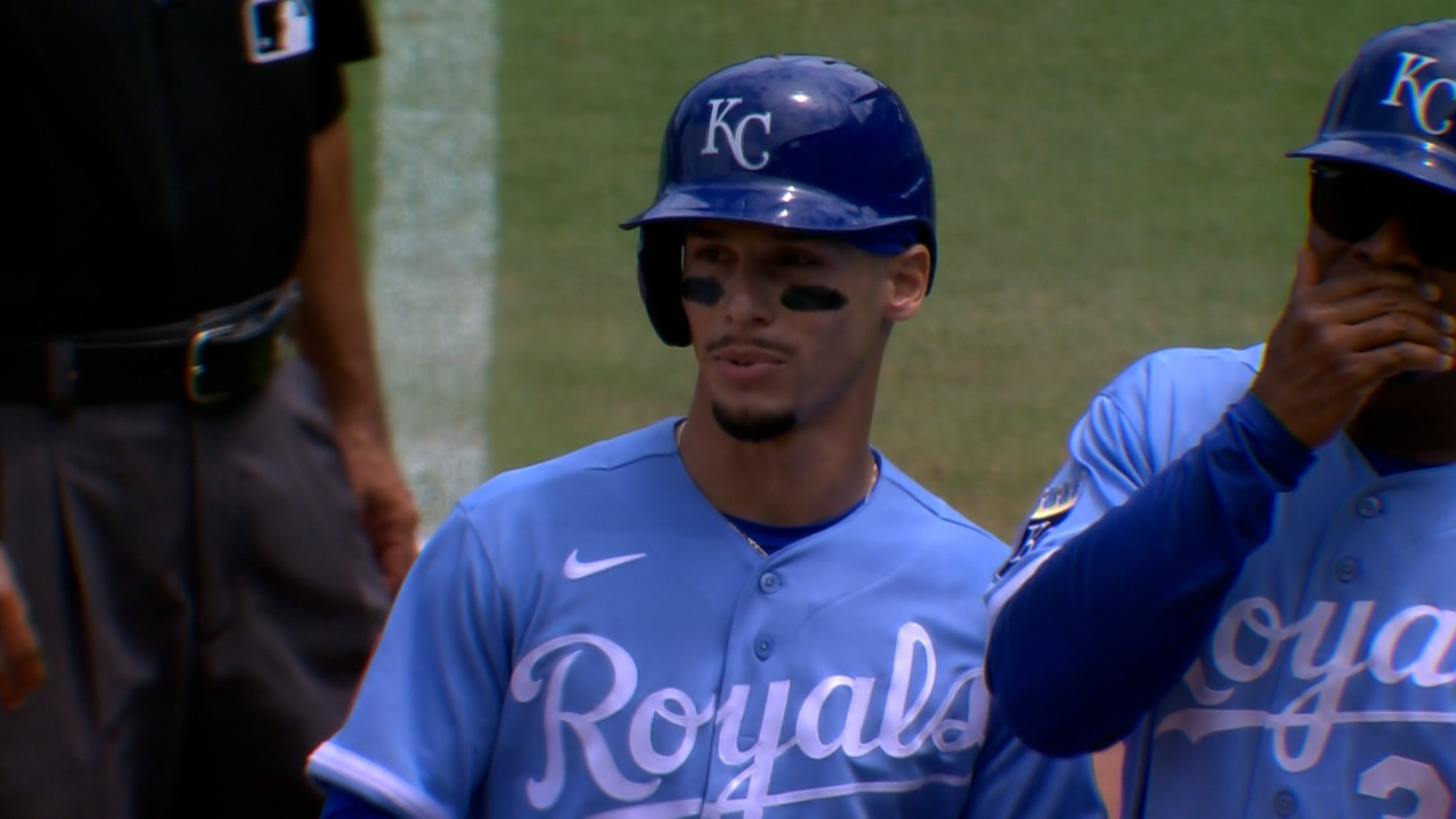Andrew Velazquez's first hit since 2023