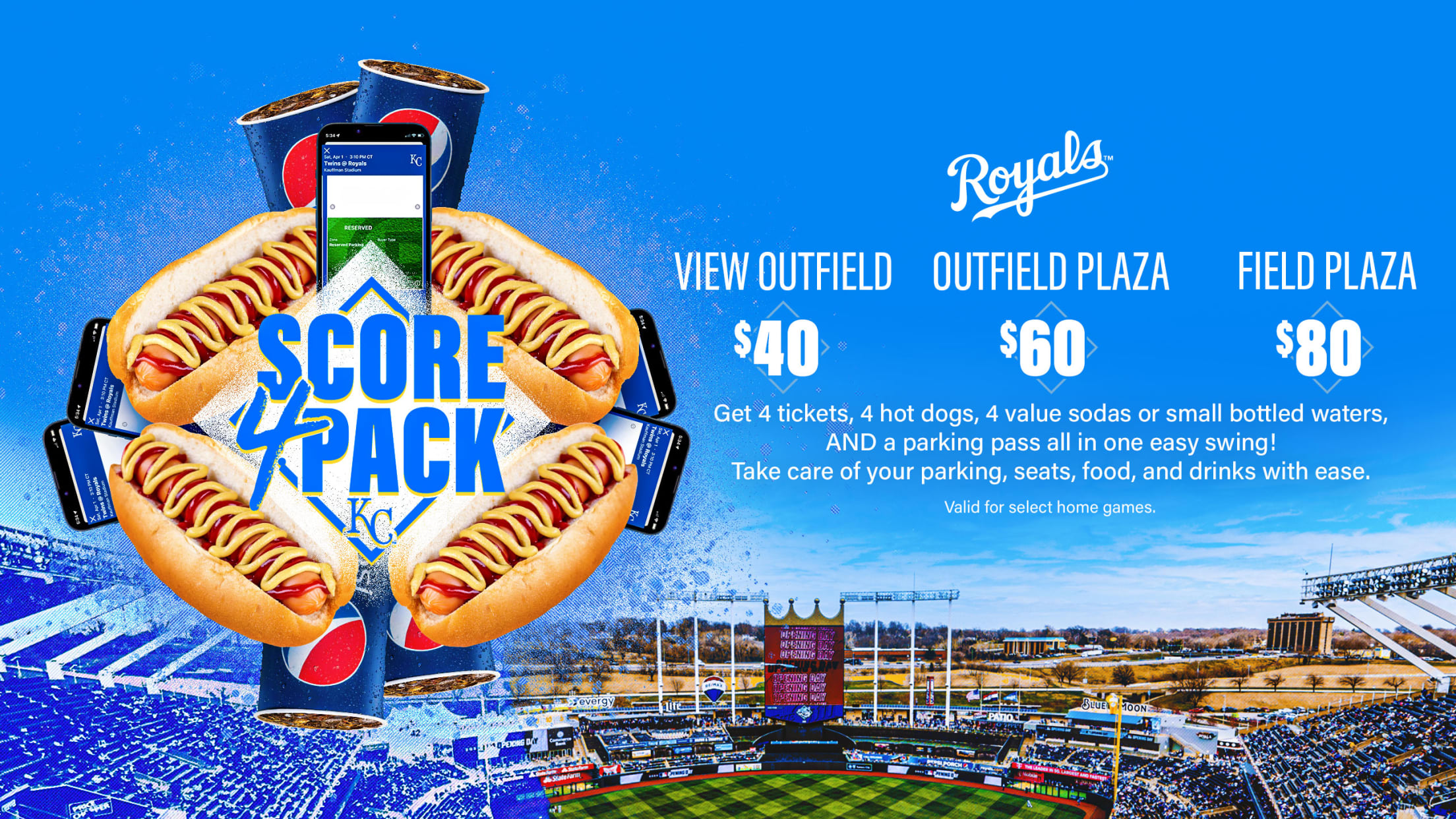 Kansas City Royals Tickets  2023 MLB Tickets & Schedule