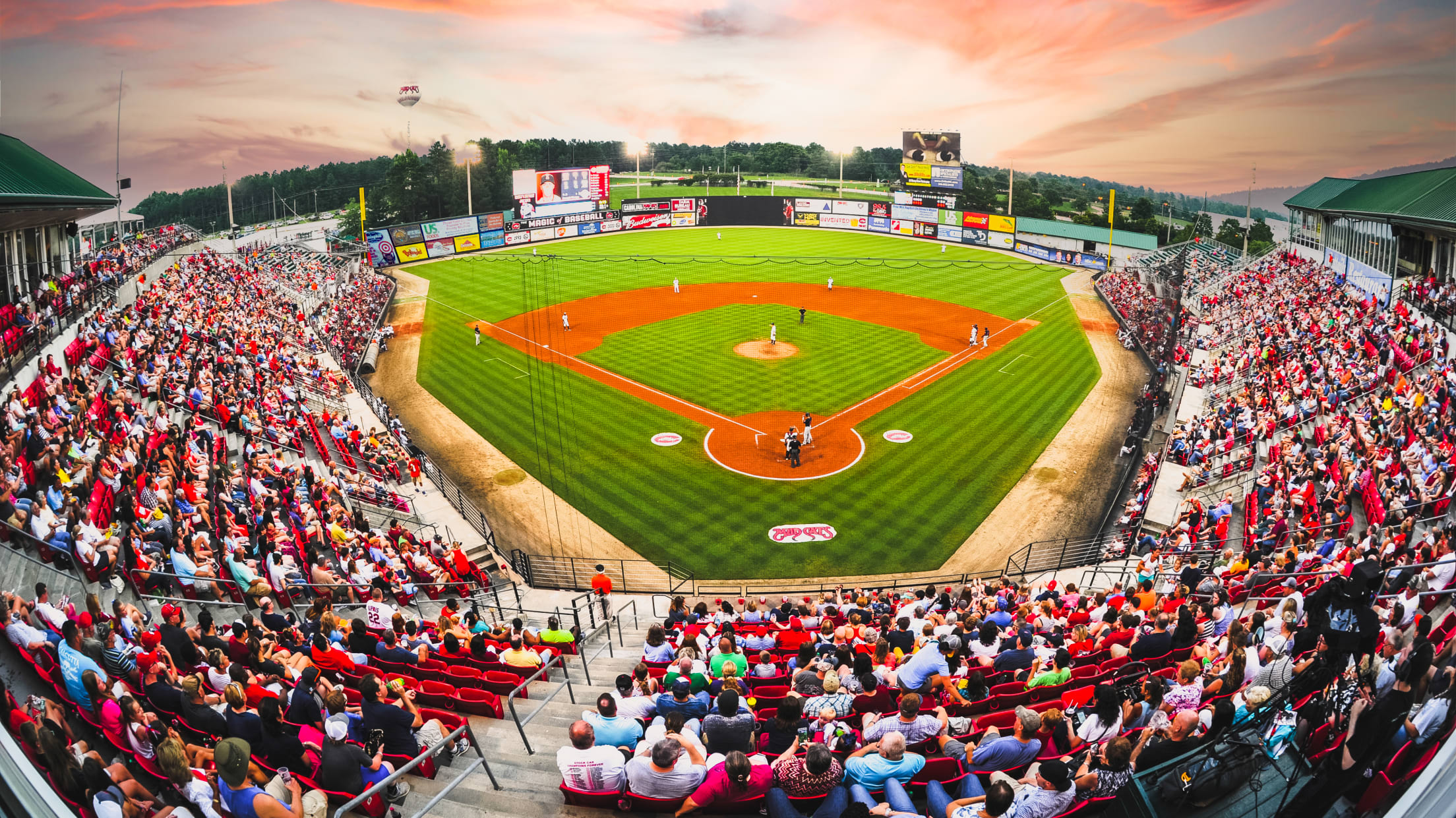 Explore Five County Stadium home of the Carolina Mudcats