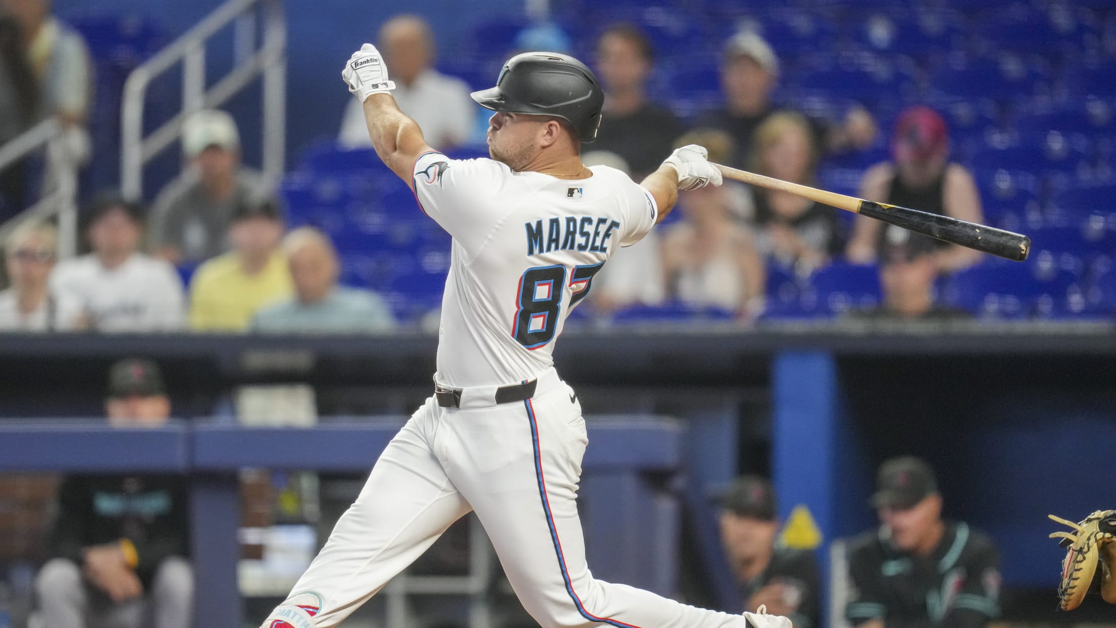Jakob Marsee's RBI single adds to Marlins' lead
