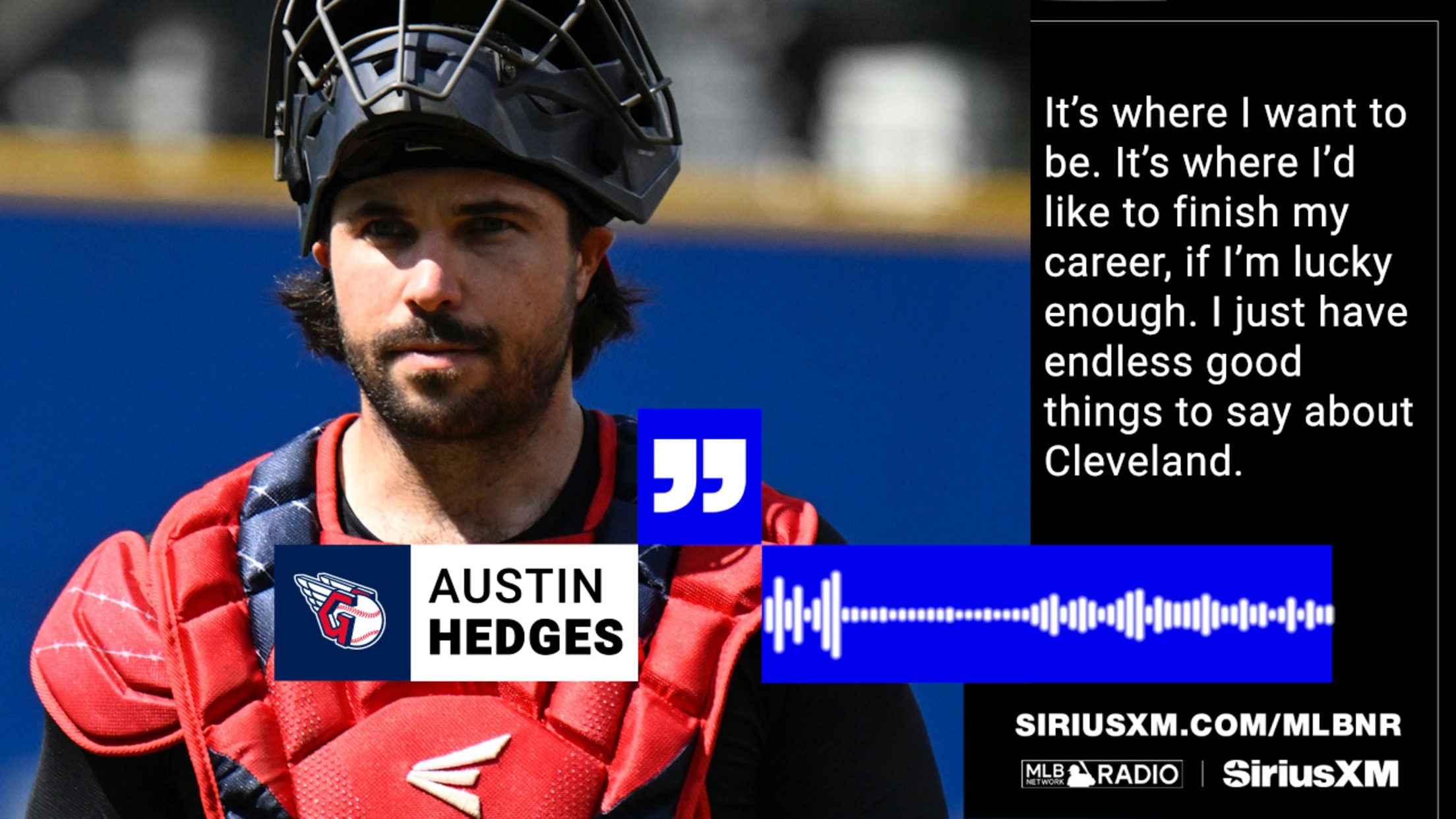 Austin Hedges on Cleveland: 'It's where I want to be'