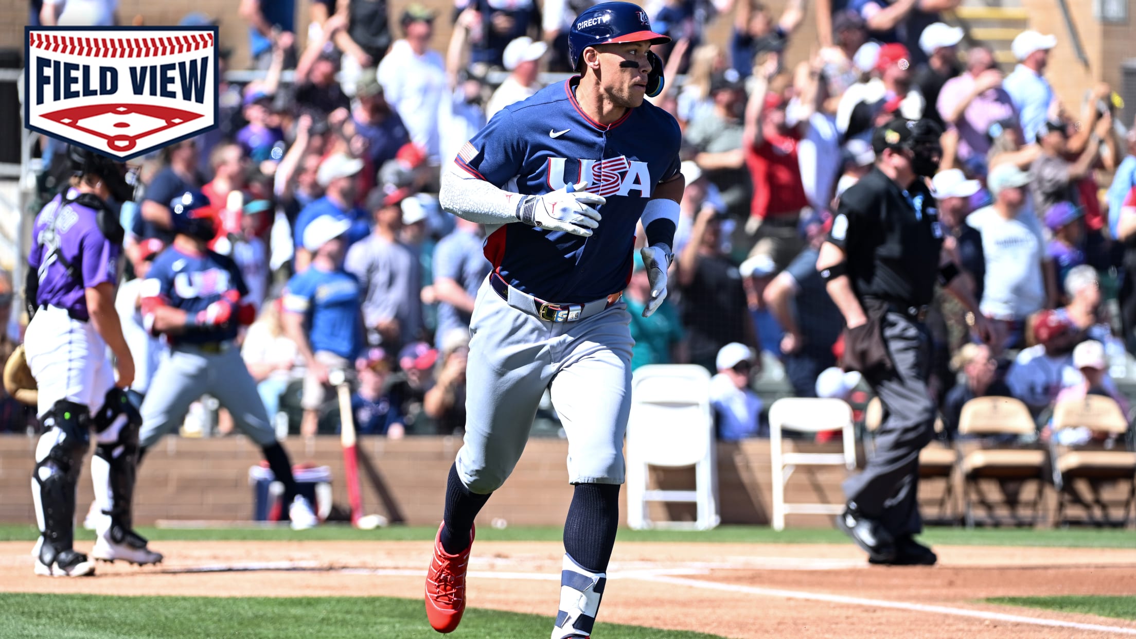 Field View: Judge's 115.9 mph homer for Team USA